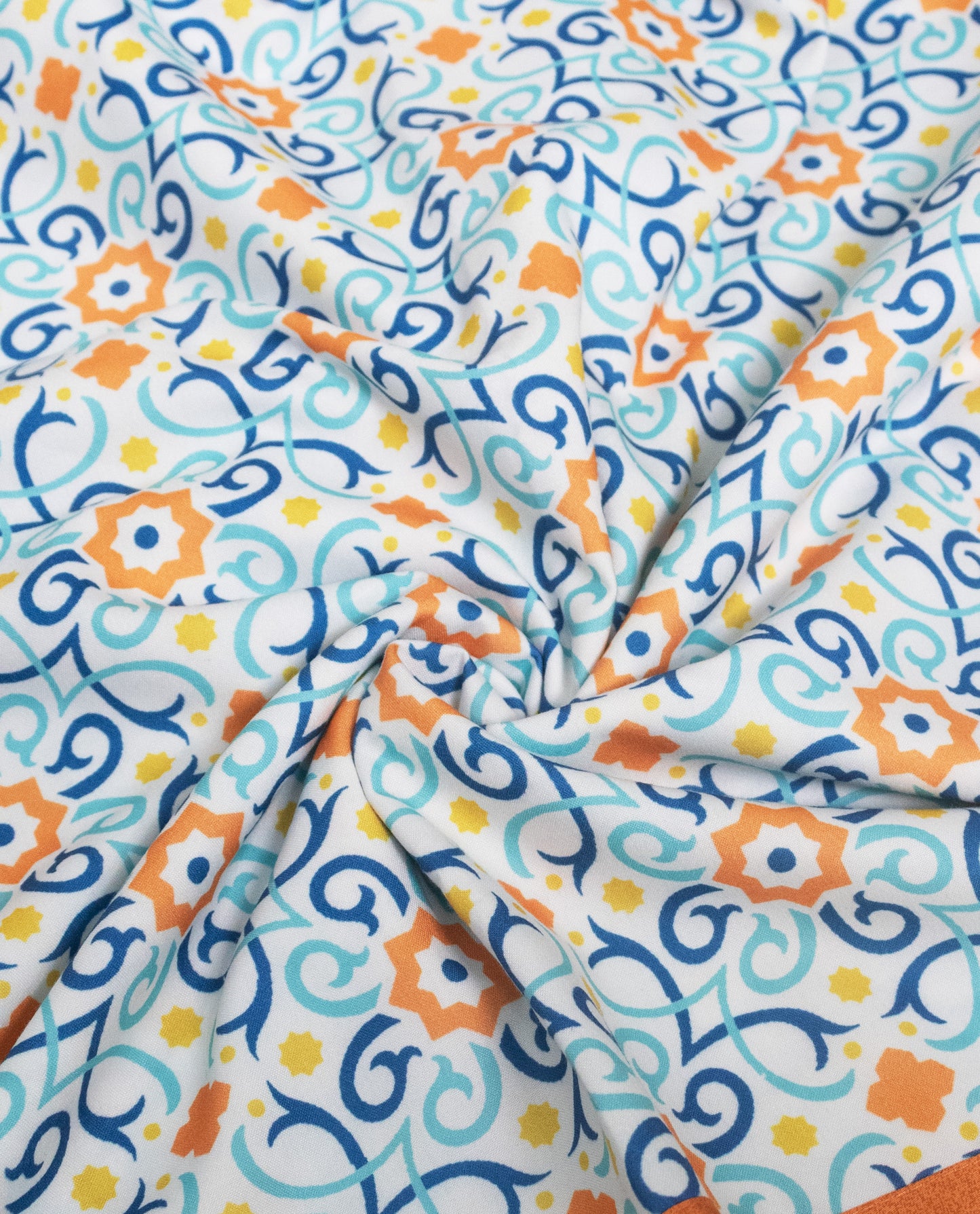 Multi Colour Print Rida With Smart Chevron & Multi Colour Print Panel