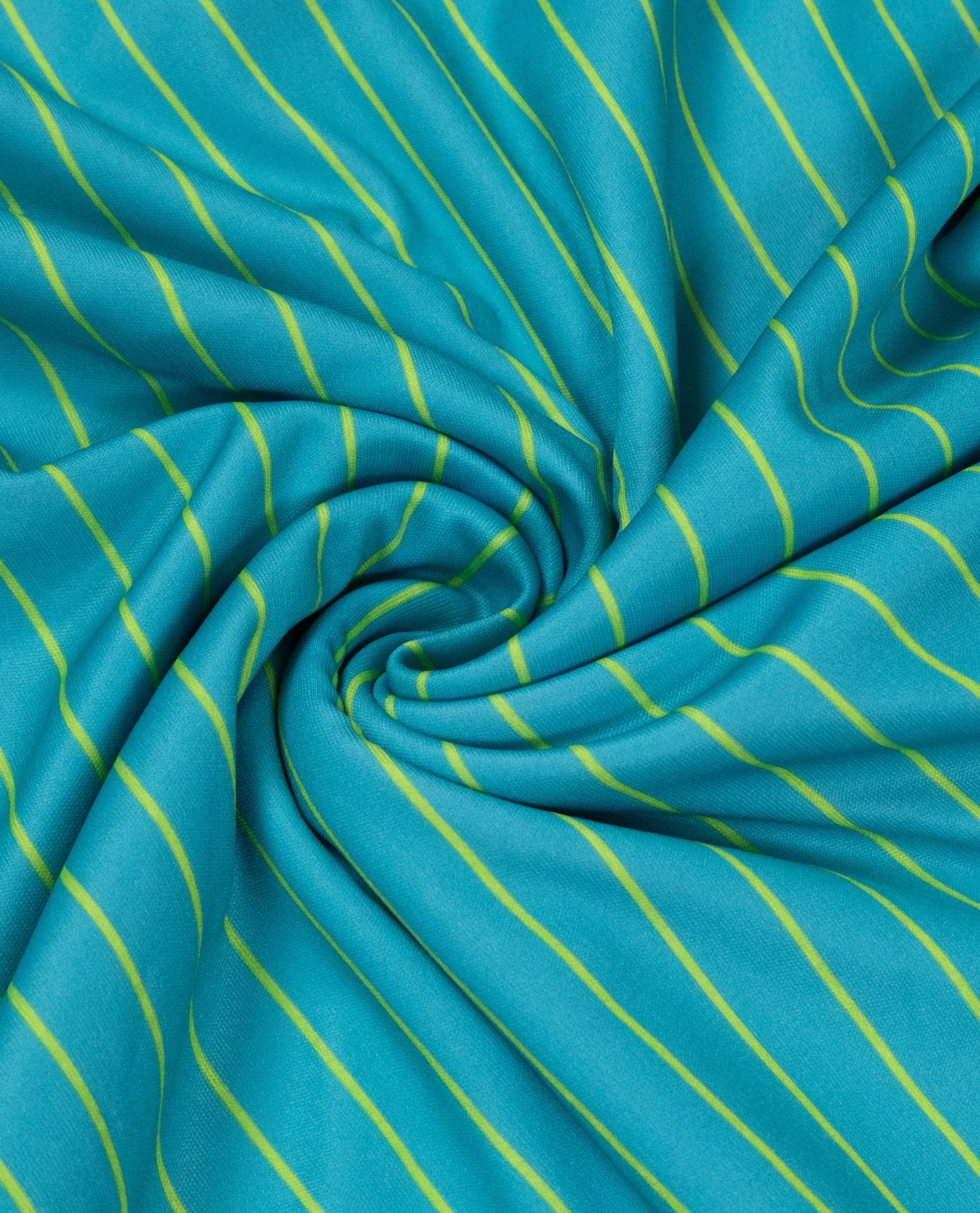 Teal Yellow Lining Swim Wear With Hearts Printed in Two Colors & Floral Print