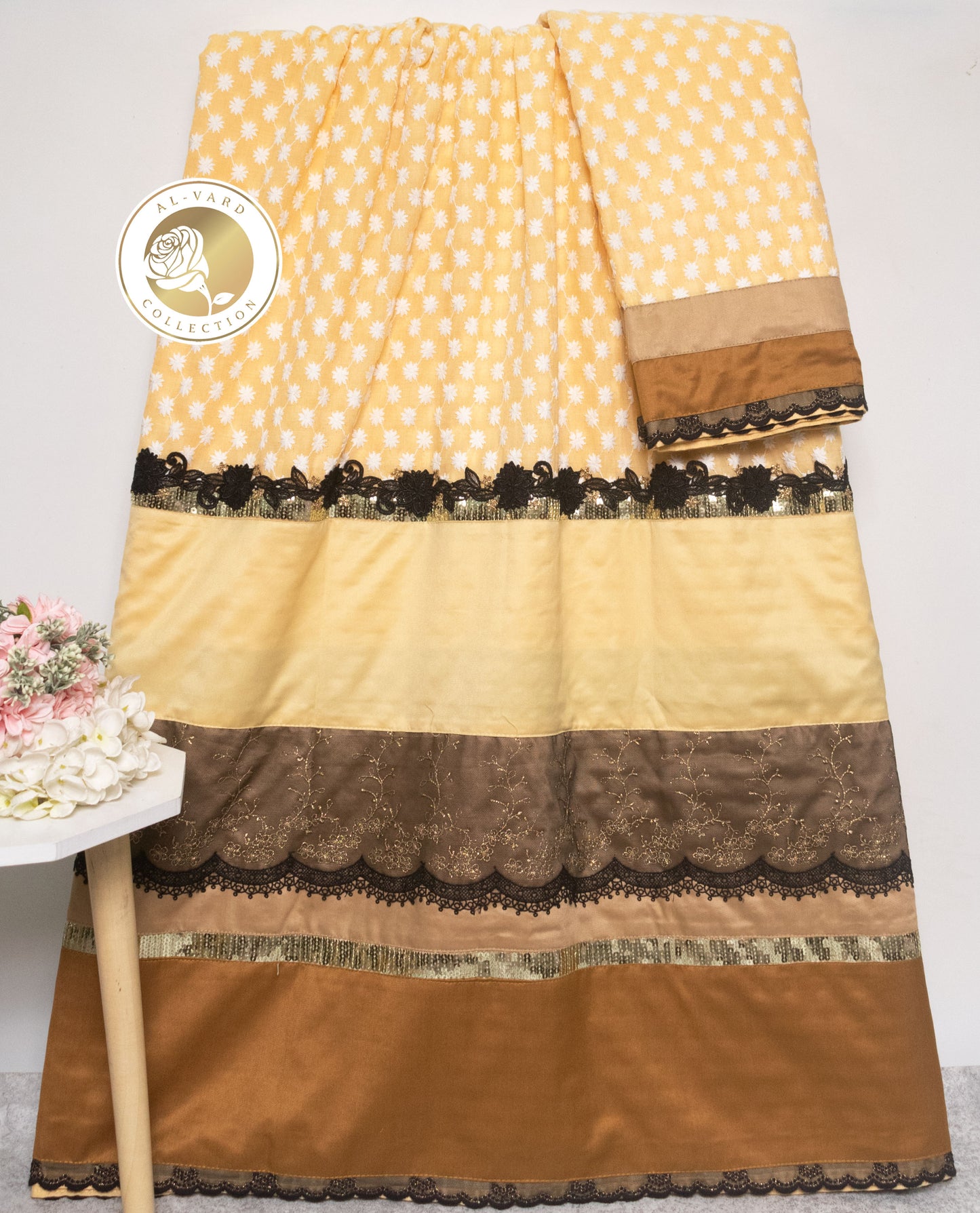 Mango Yellow Chicken Rida With Smart Lacing & Golden Panel