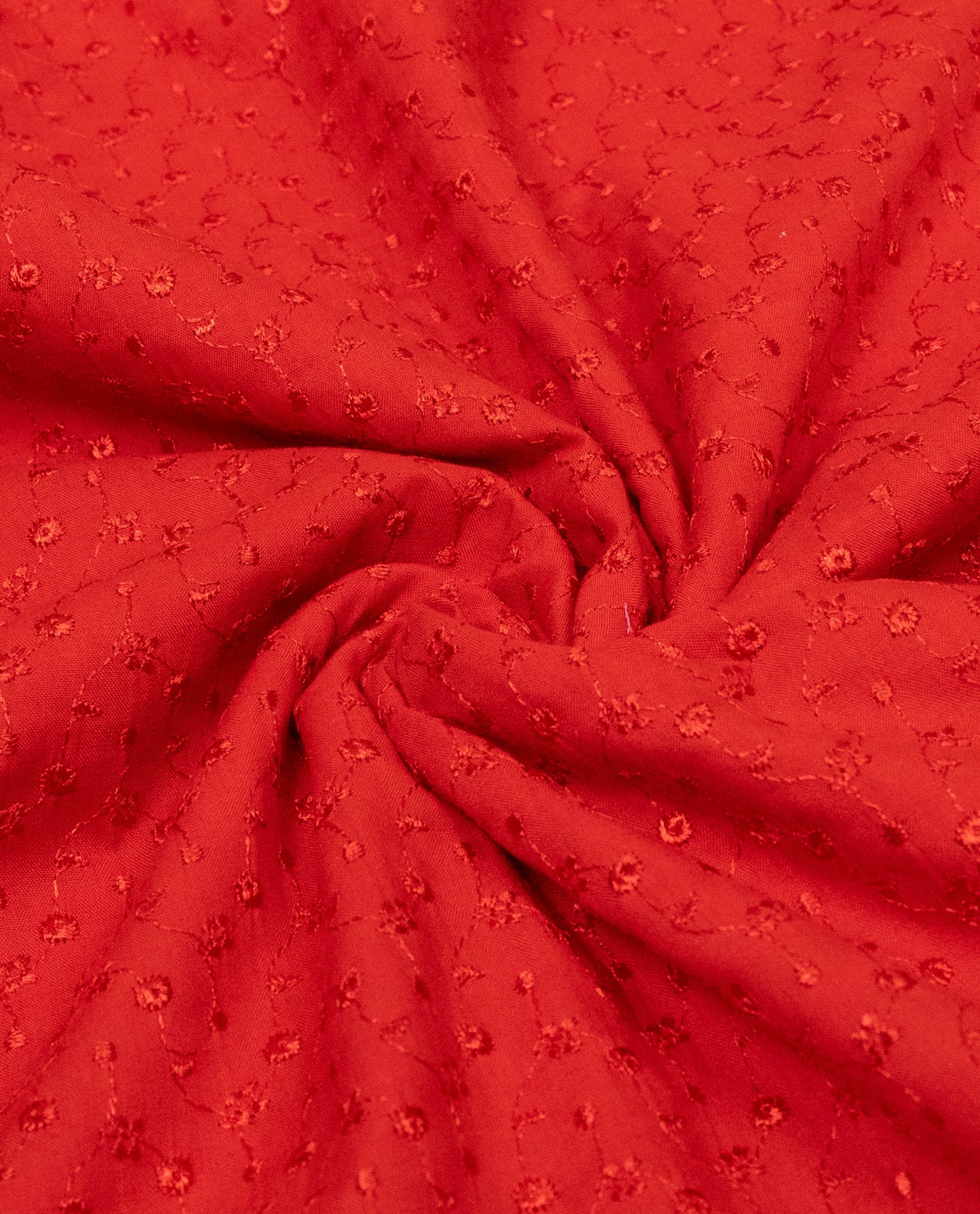 Deep Red Rida With Smart Floral Lacing & Smart Floral Work