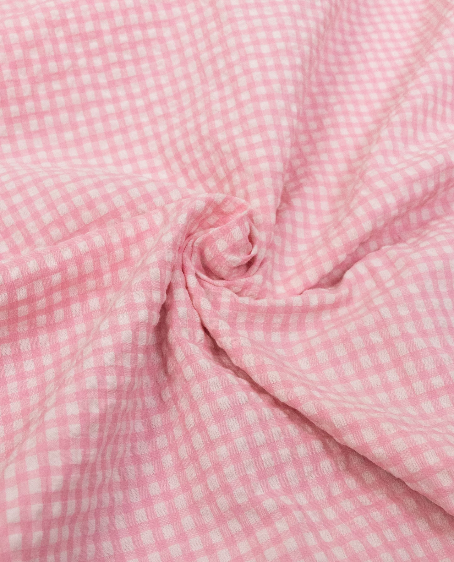 Baby pink popcorn rida with smart lacing and rose border work