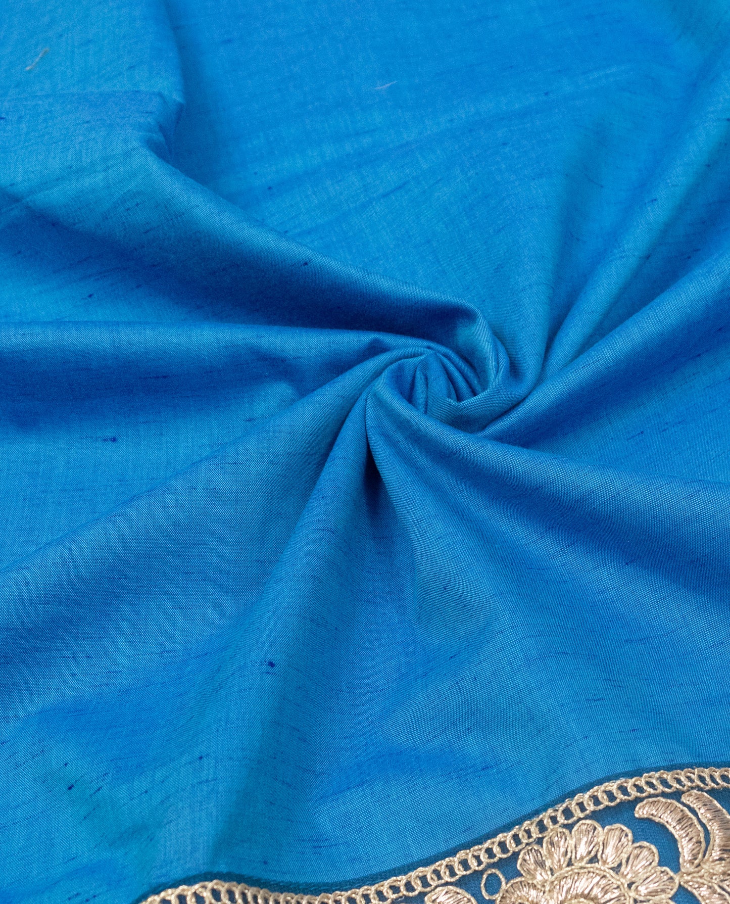 Turquoise Blue Rida With Beautiful & Heavy Lacing