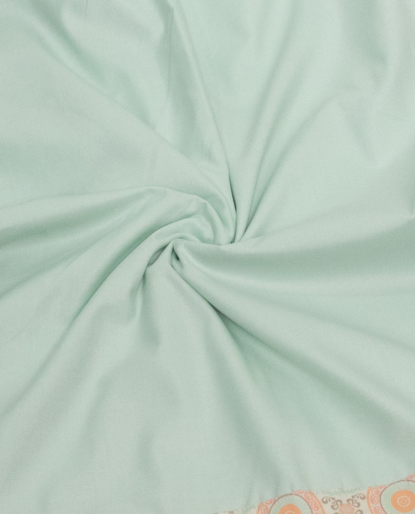 Pistachio Ohbat Rida With Smart Floral Panel