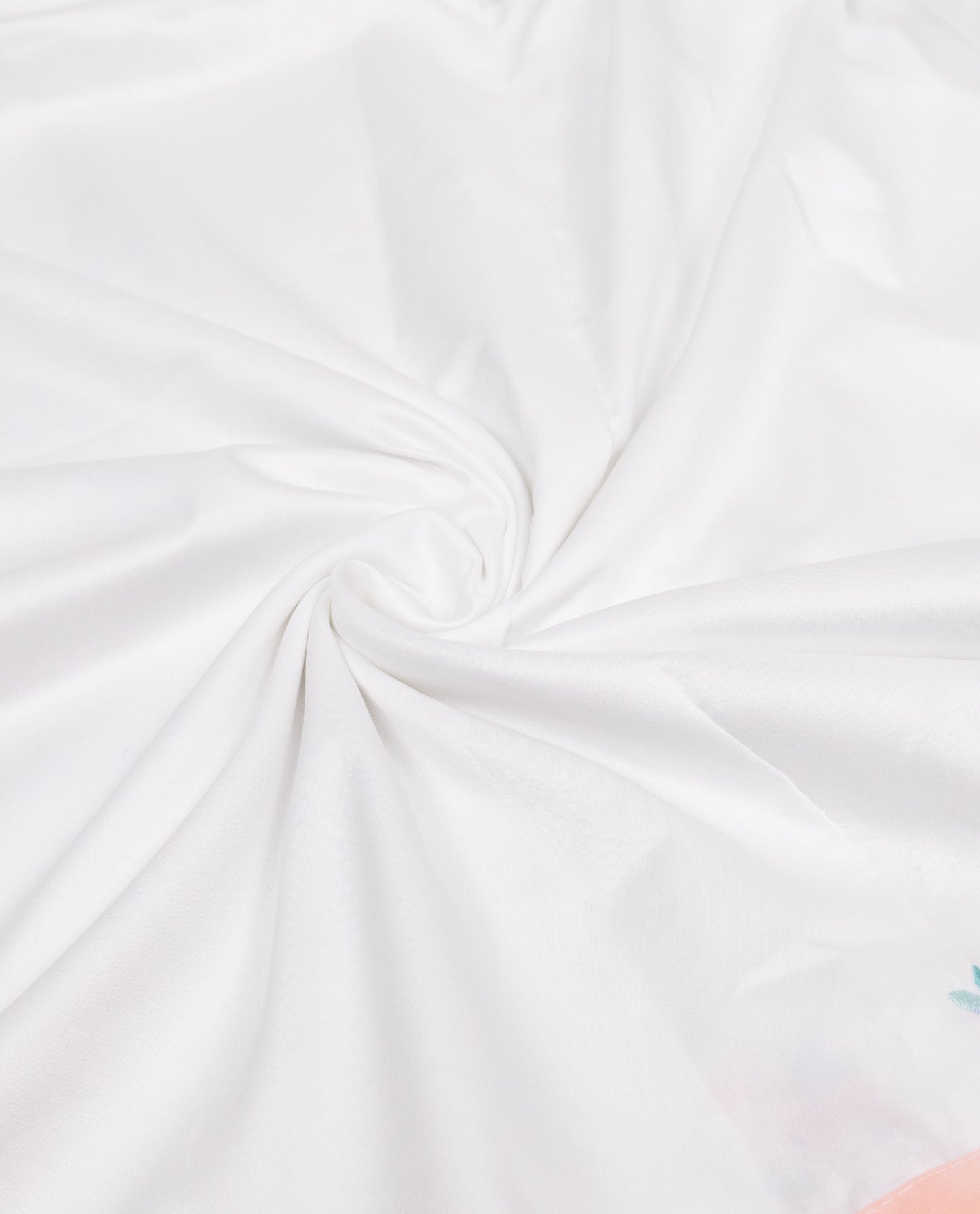 White Rida With Smart Floral Lace Smart Panel & Embroidery Bullion Work