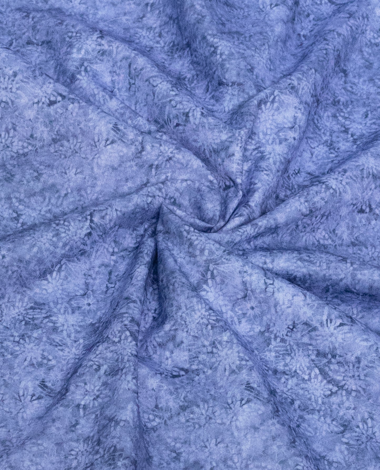 Purple Self Print With Smart Lace Panel & Floral Work