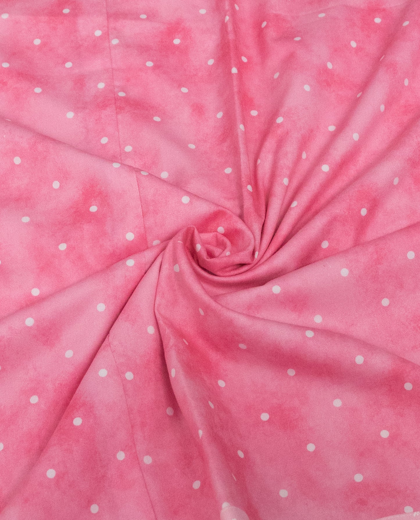 Onion Pink Marble Rida With Smart Floral Panel & Floral Applique Work