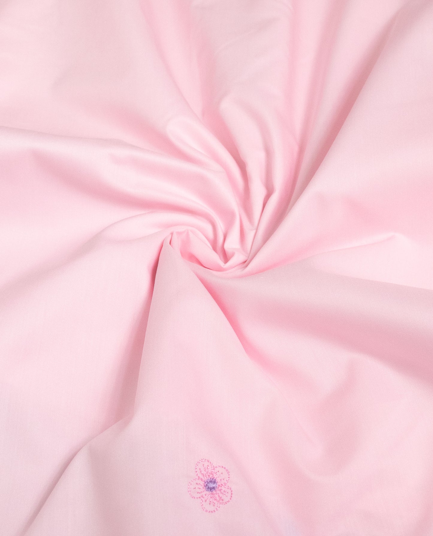 Baby Pink Rida With Smart Lacing & Floral Applique Work