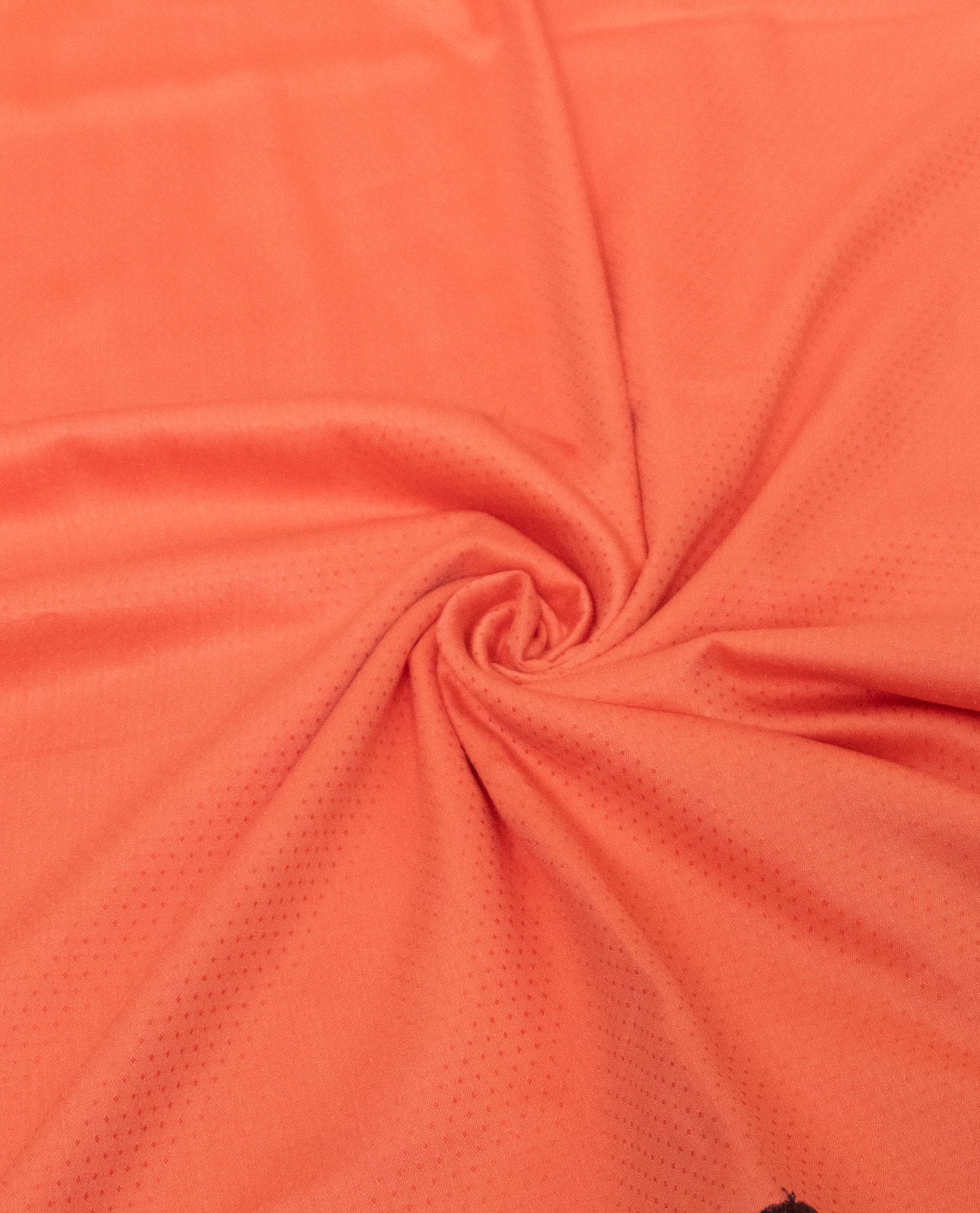 Light Orange Rida With Smart Black Lace Pattern