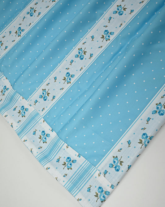 Light Blue Rida With Smart Standing Patta Pattern