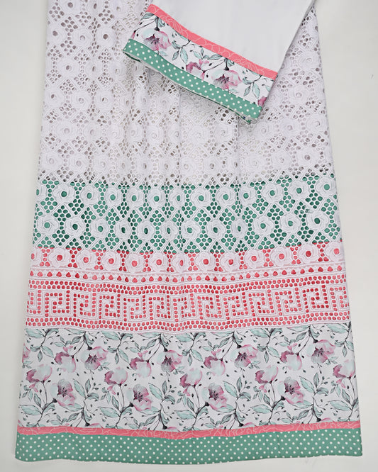 Smart & Beautiful Full Lacing Rida With Smart Floral Panel