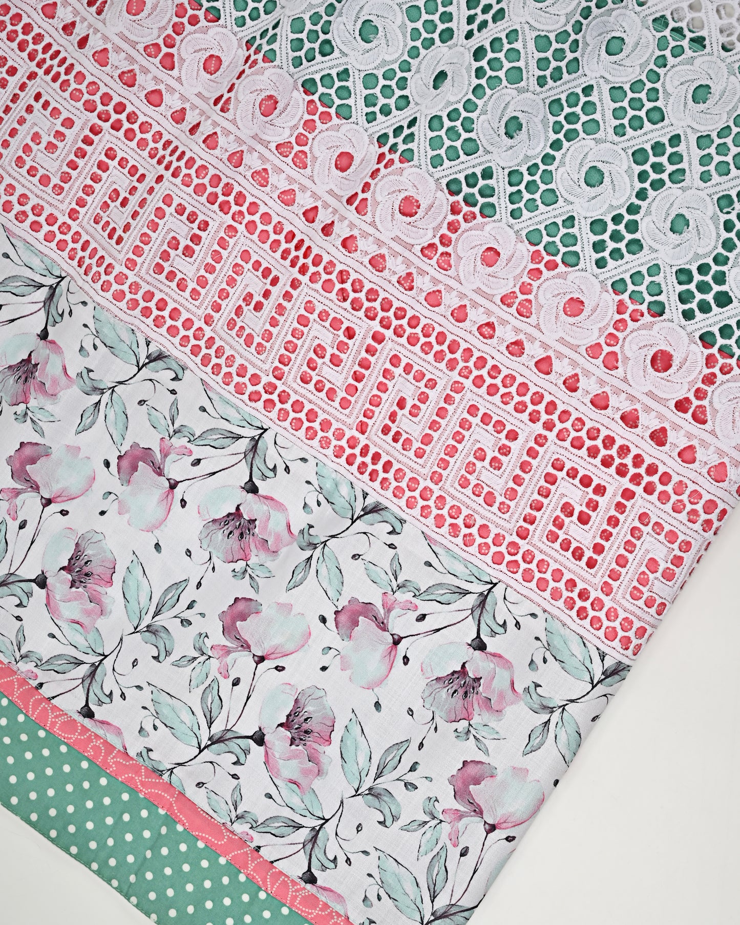 Smart & Beautiful Full Lacing Rida With Smart Floral Panel