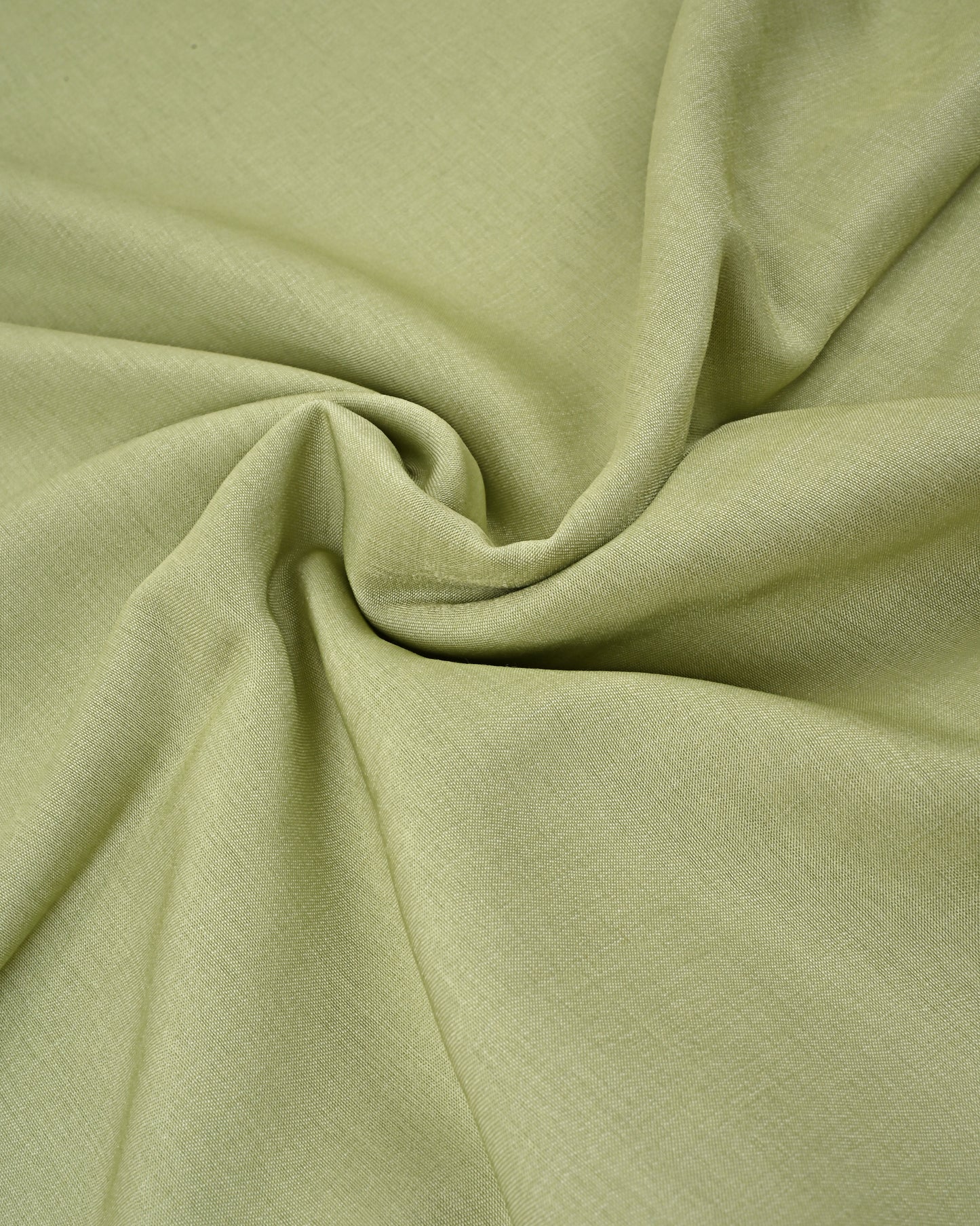 Sage Green Rida With Smart Floral Lace & Plain Panel