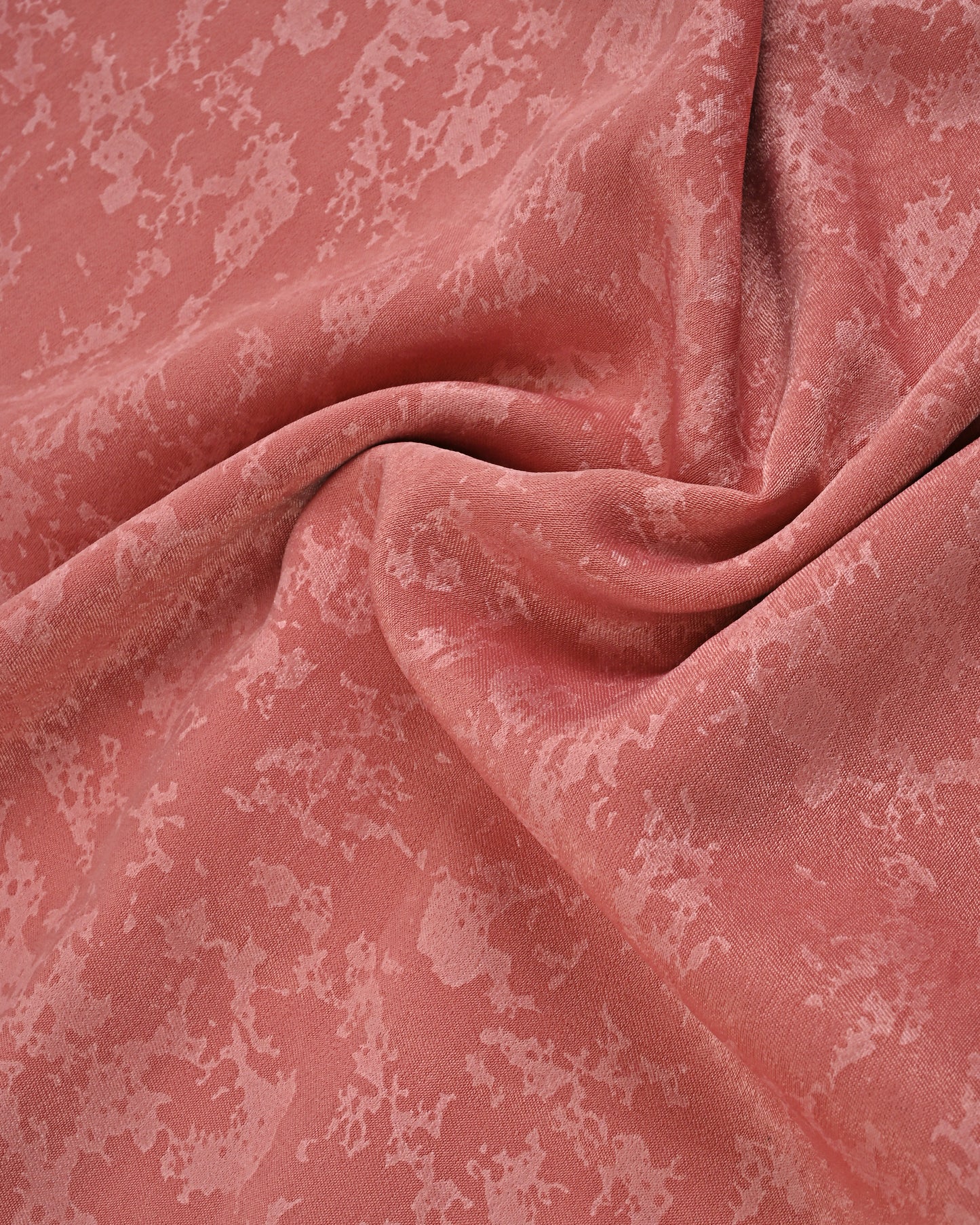 Tomato Red Abaya Rida With Smart Lace & White Abaya Panel