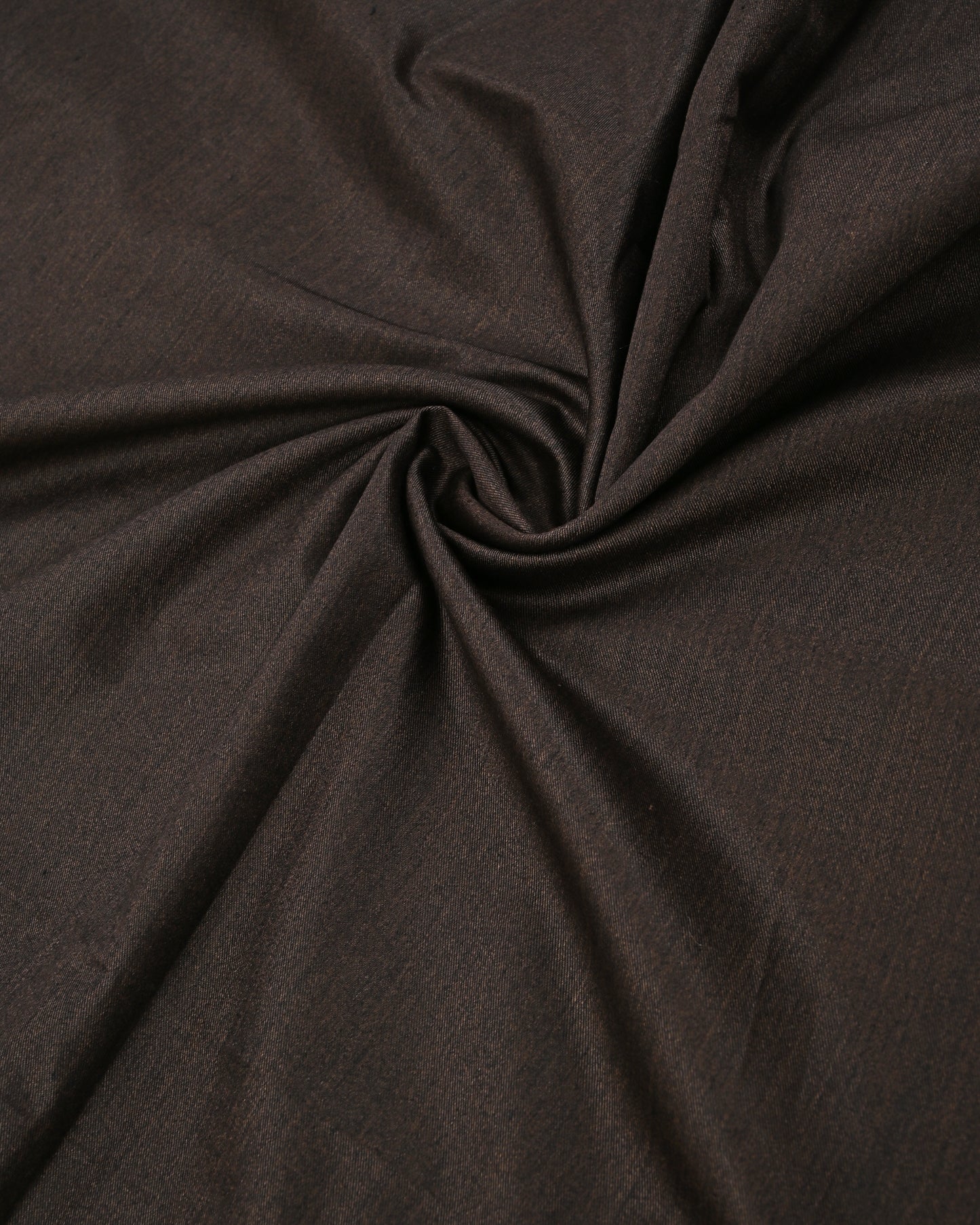 Dark Brown Rida With Smart Floral Printed Panel & Floral Lace