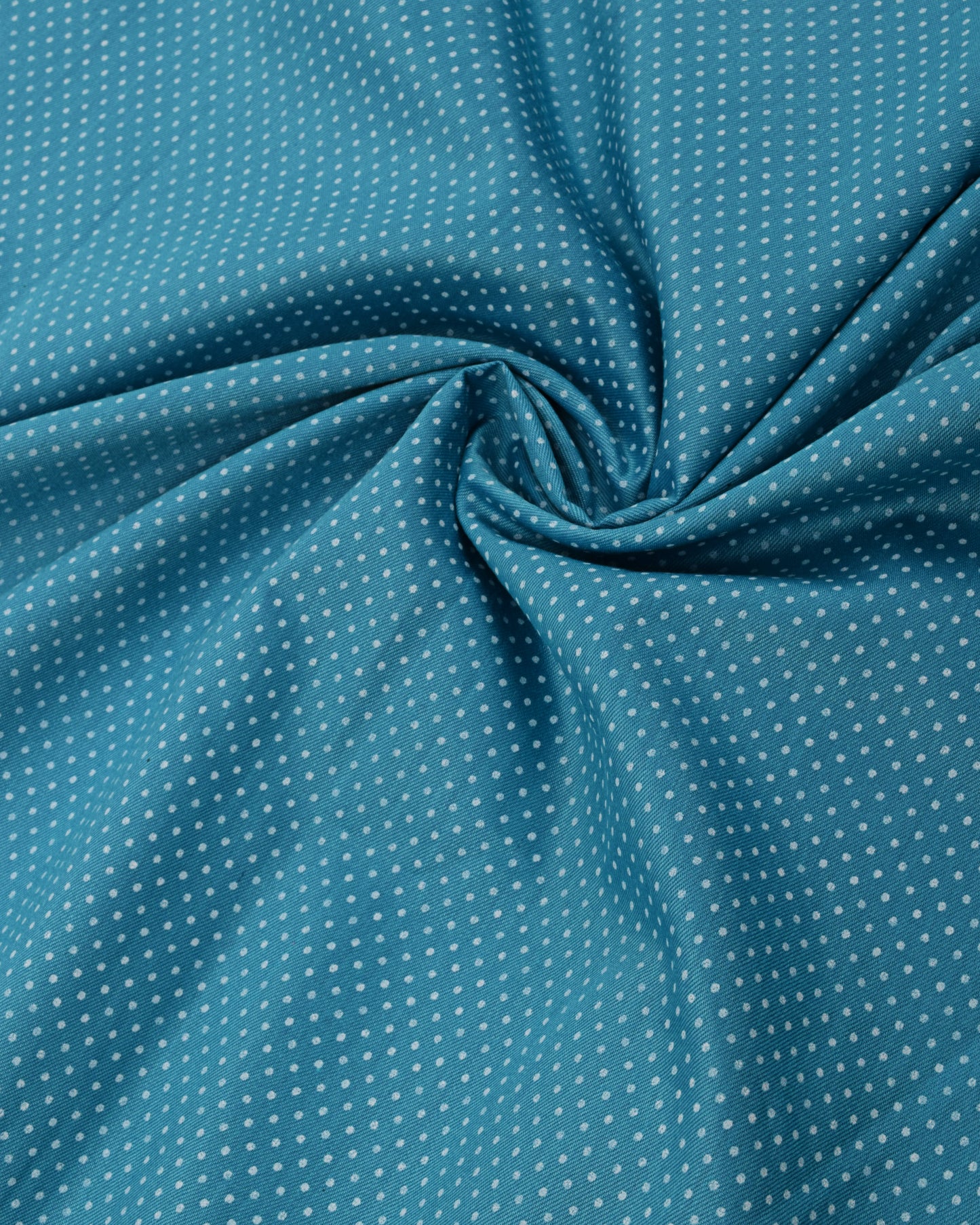 Turquoise Blue Rida With Smart Floral Panel & Beautiful Lace