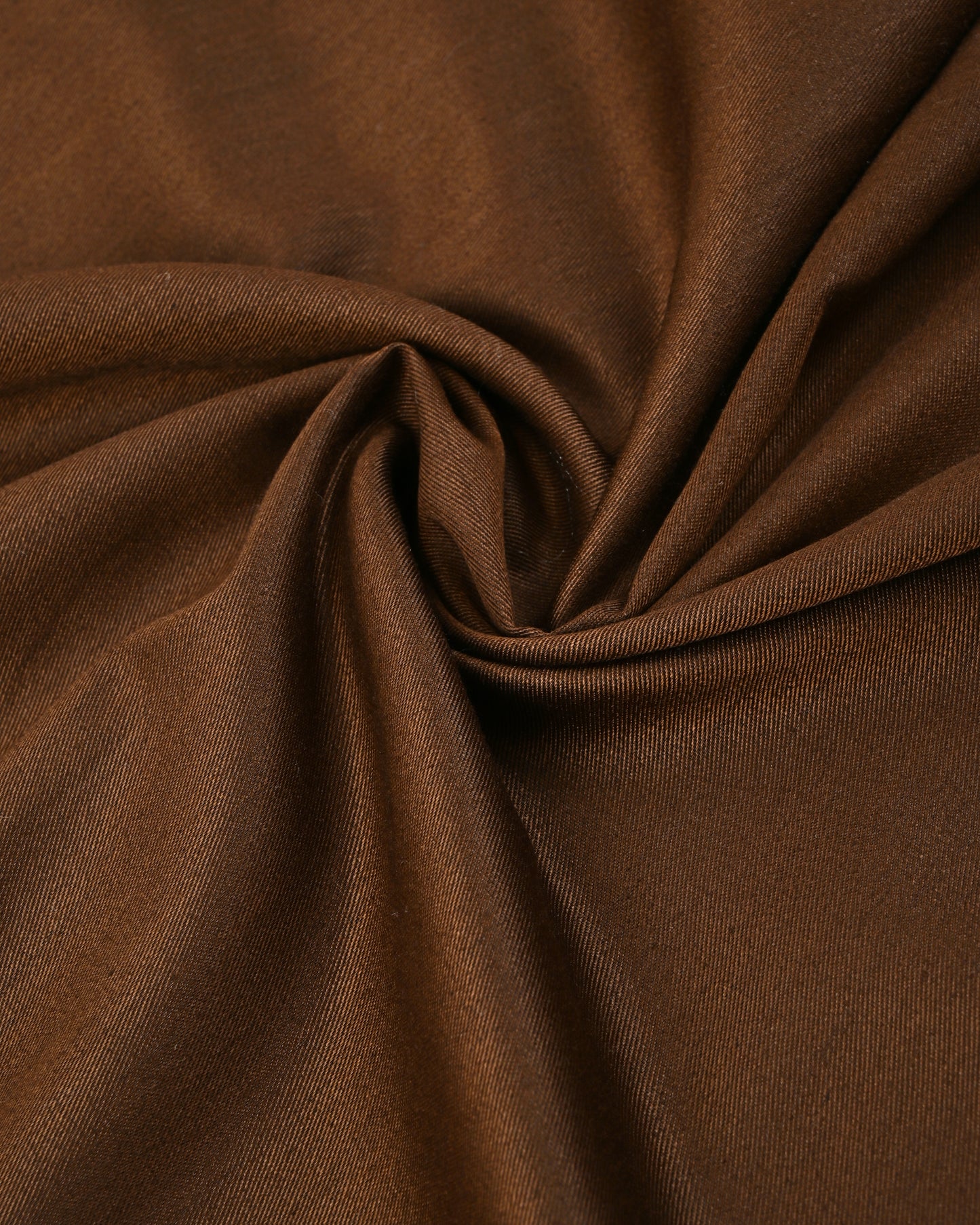 Dark Choclate Rida With Cheks Panel & Floral Applique Work