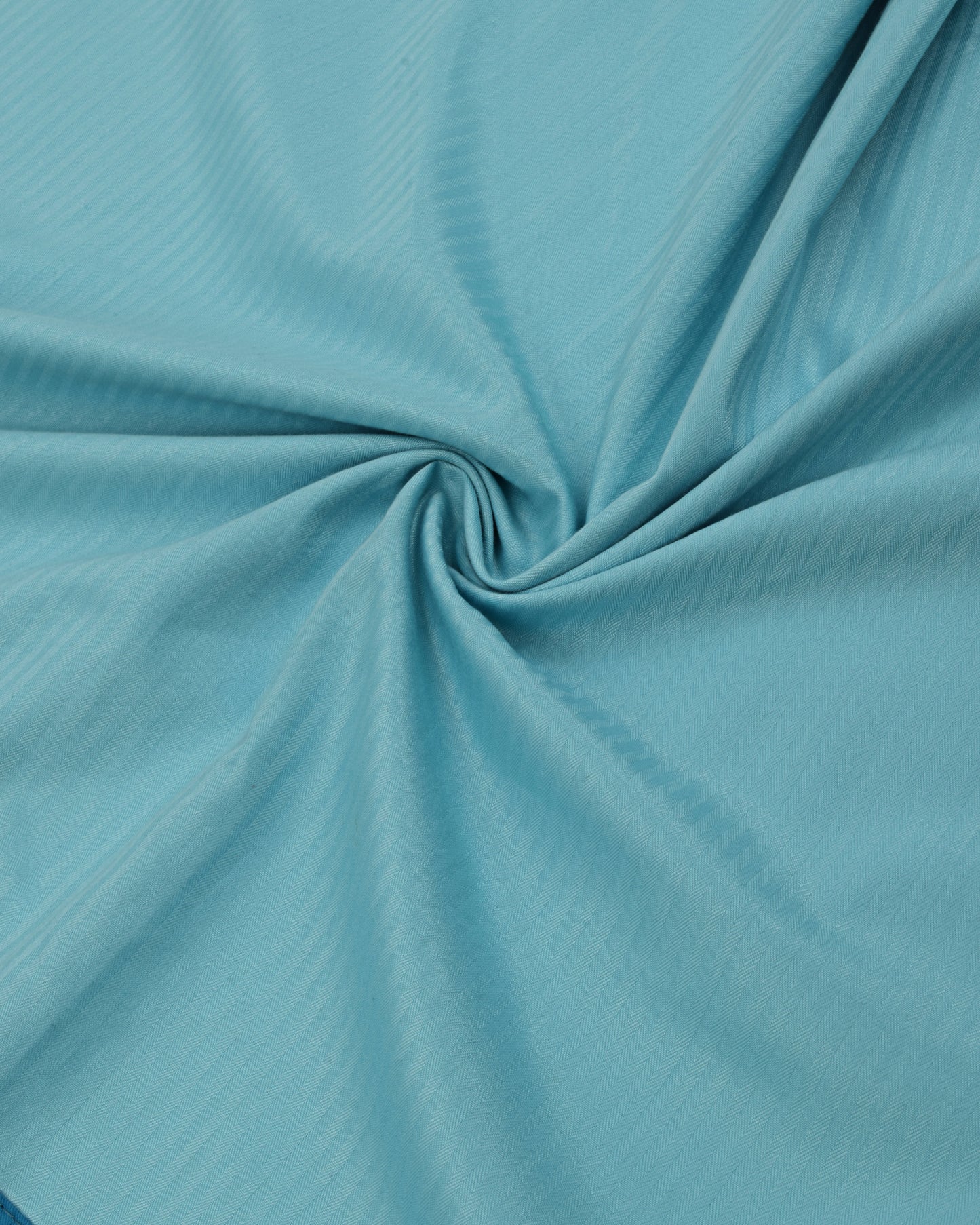 Turquoise Blue Rida With Block Pattern Floral Lace & Floral Work