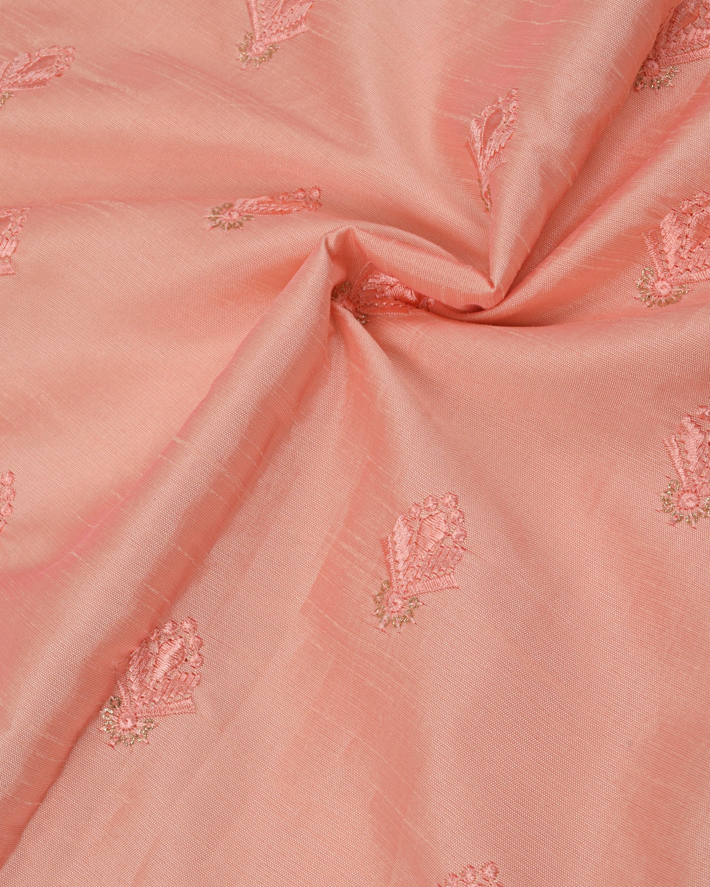 Peach Rida With Smart Heavy Look Lace