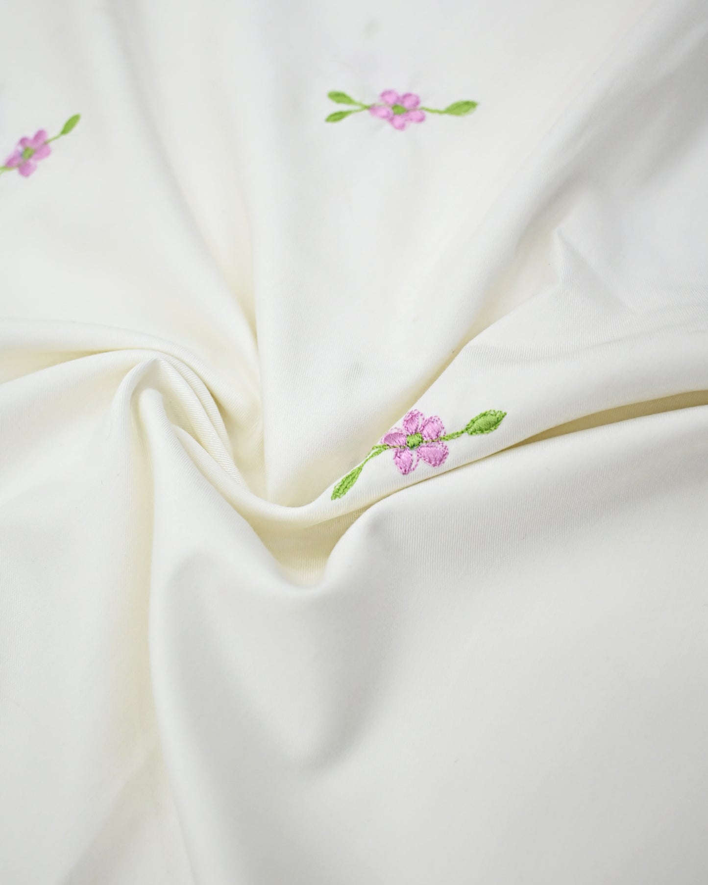 White Rida With Yellow Panel White Lace & Floral Applique Work Floral Emb Booties