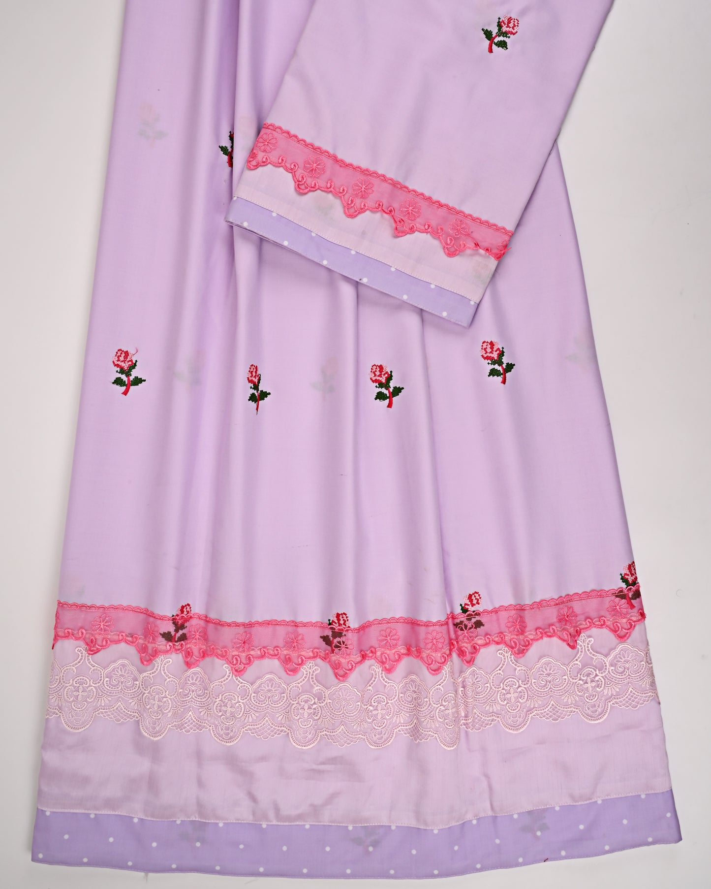 Lilac Rida With Smart Lacing & Embroidery Booties