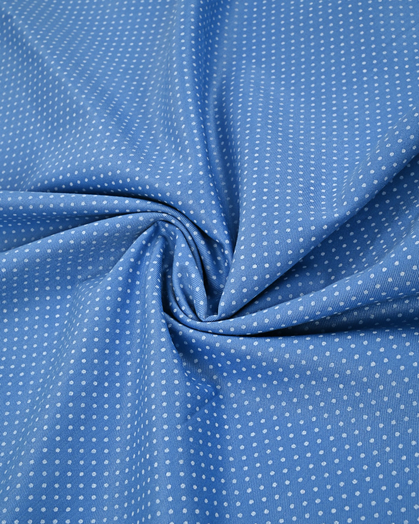 Denim Blue Dots Rida With Smart Fancy Box Pattern