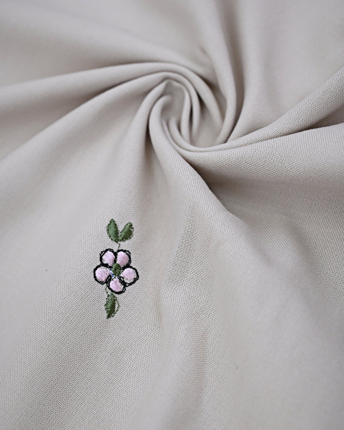 Oatmeal Rida All Over Floral Booties With Smart Panel Lace & Floral Work