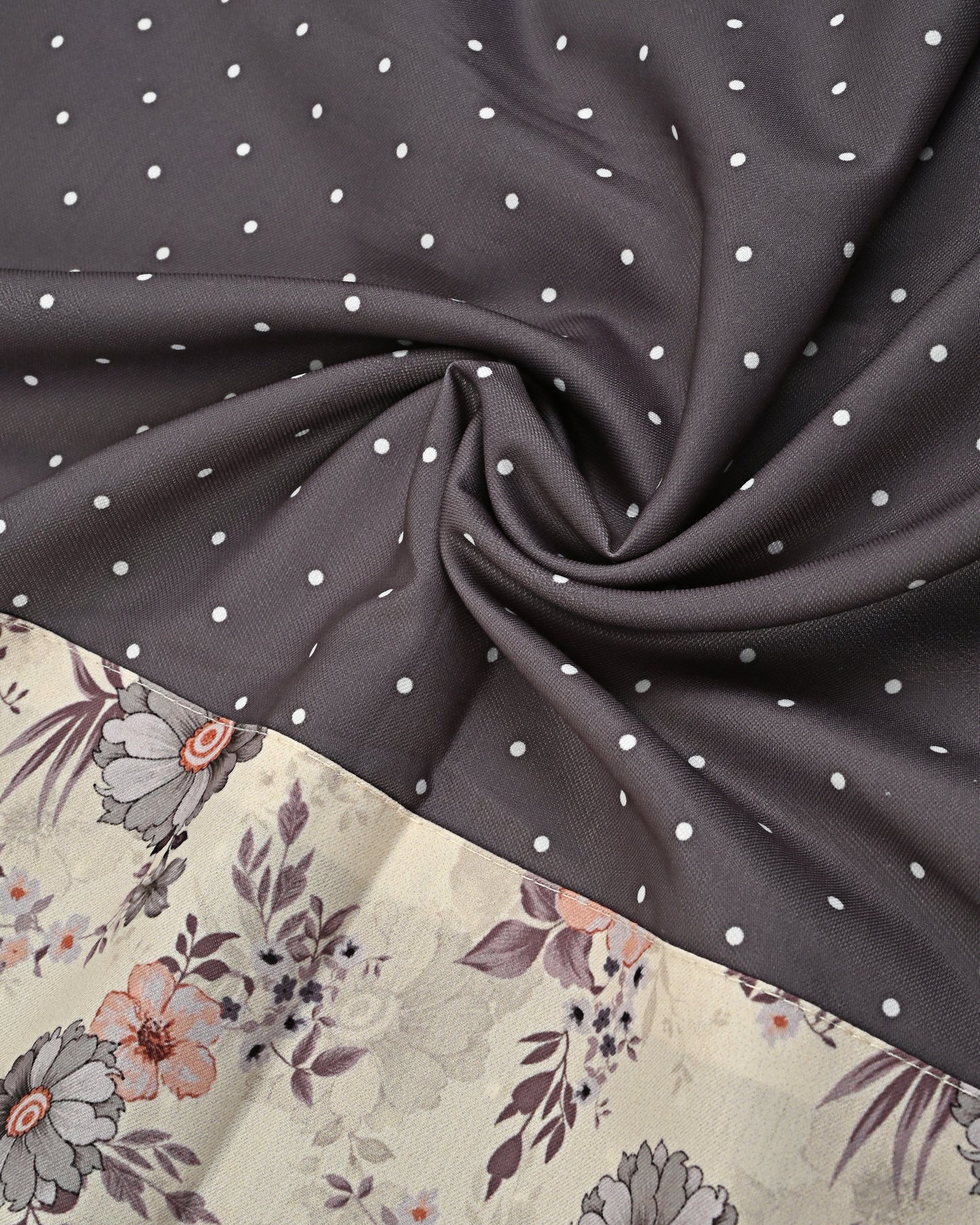 Dark grey Rida with Printed Panel & Smart Lacing Highligh Handwork