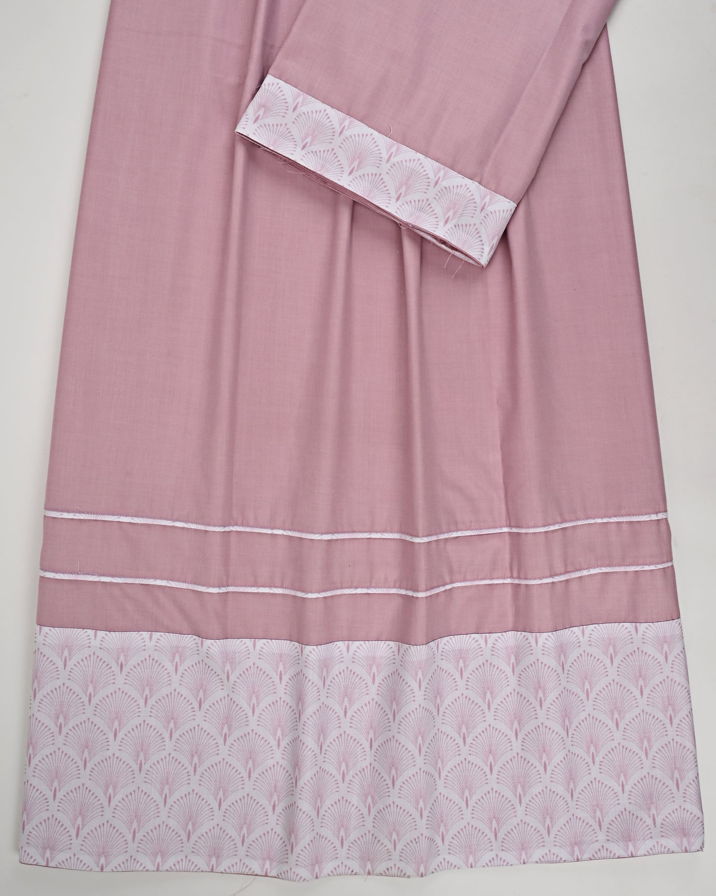 Lilac Ohbat Rida with Multi chevron Panel