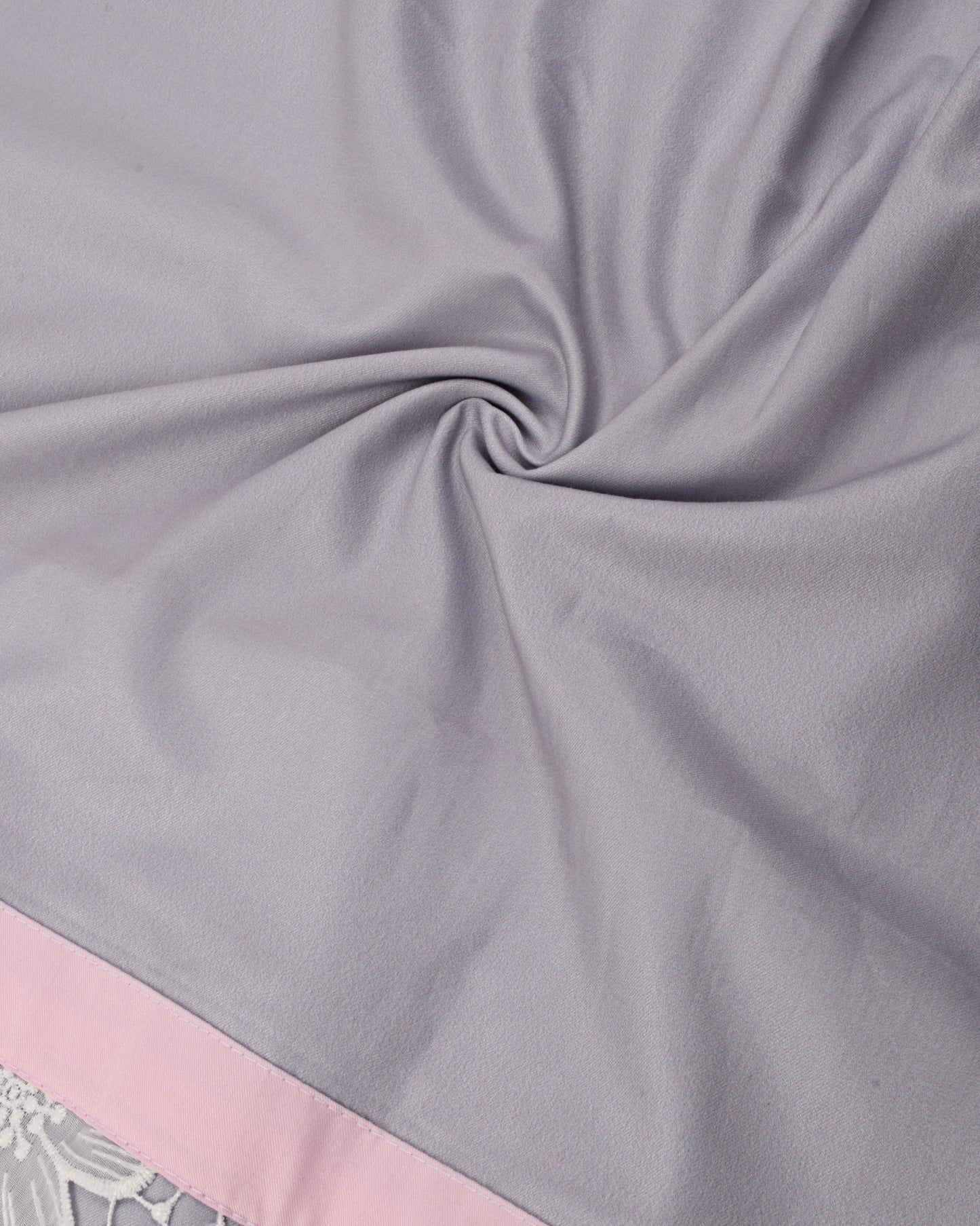 Light Grey With Smart Lace & Smart Embroidery Work On Net Lace