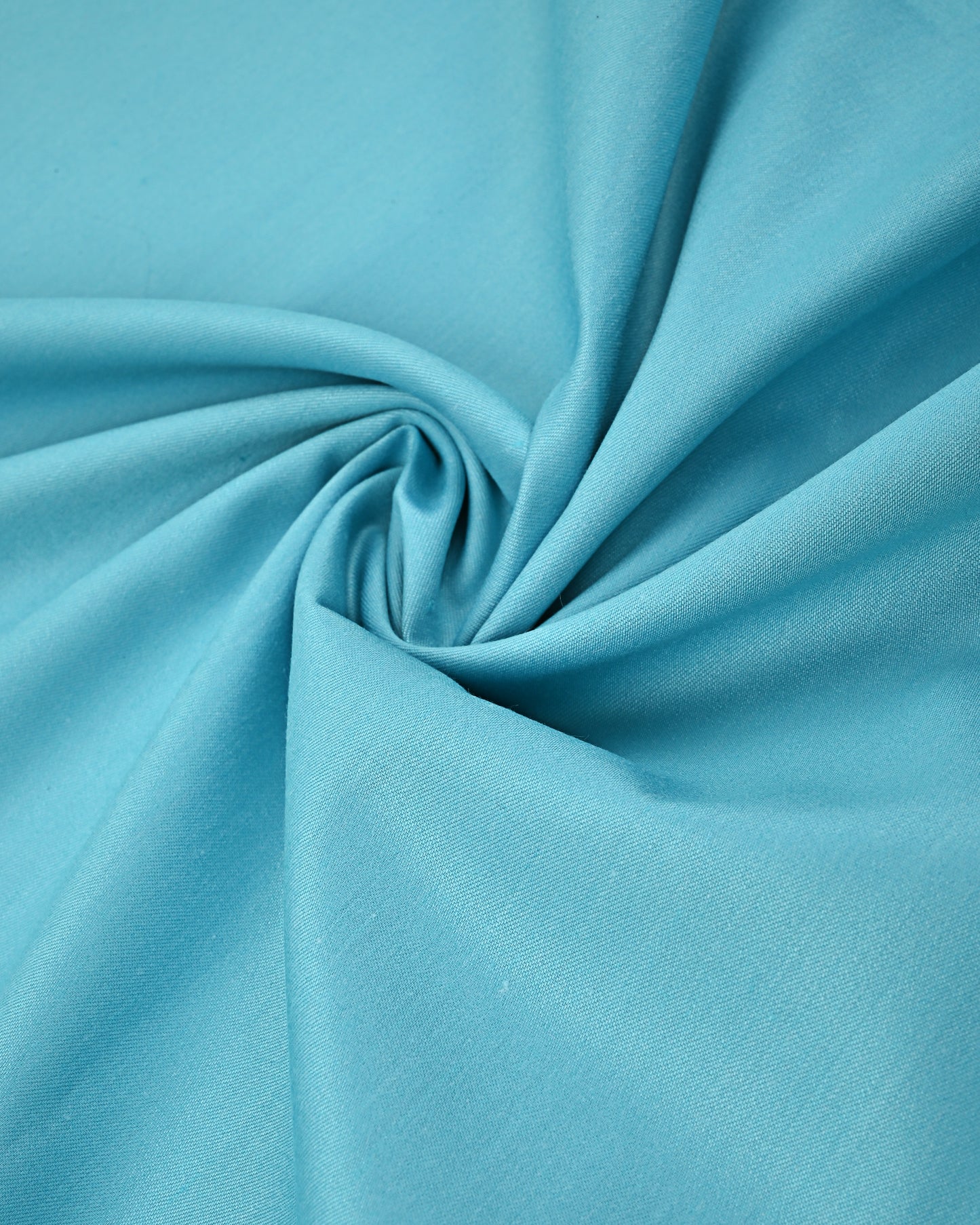 Turquoise Blue Rida With Smart Floral Panel & Lace