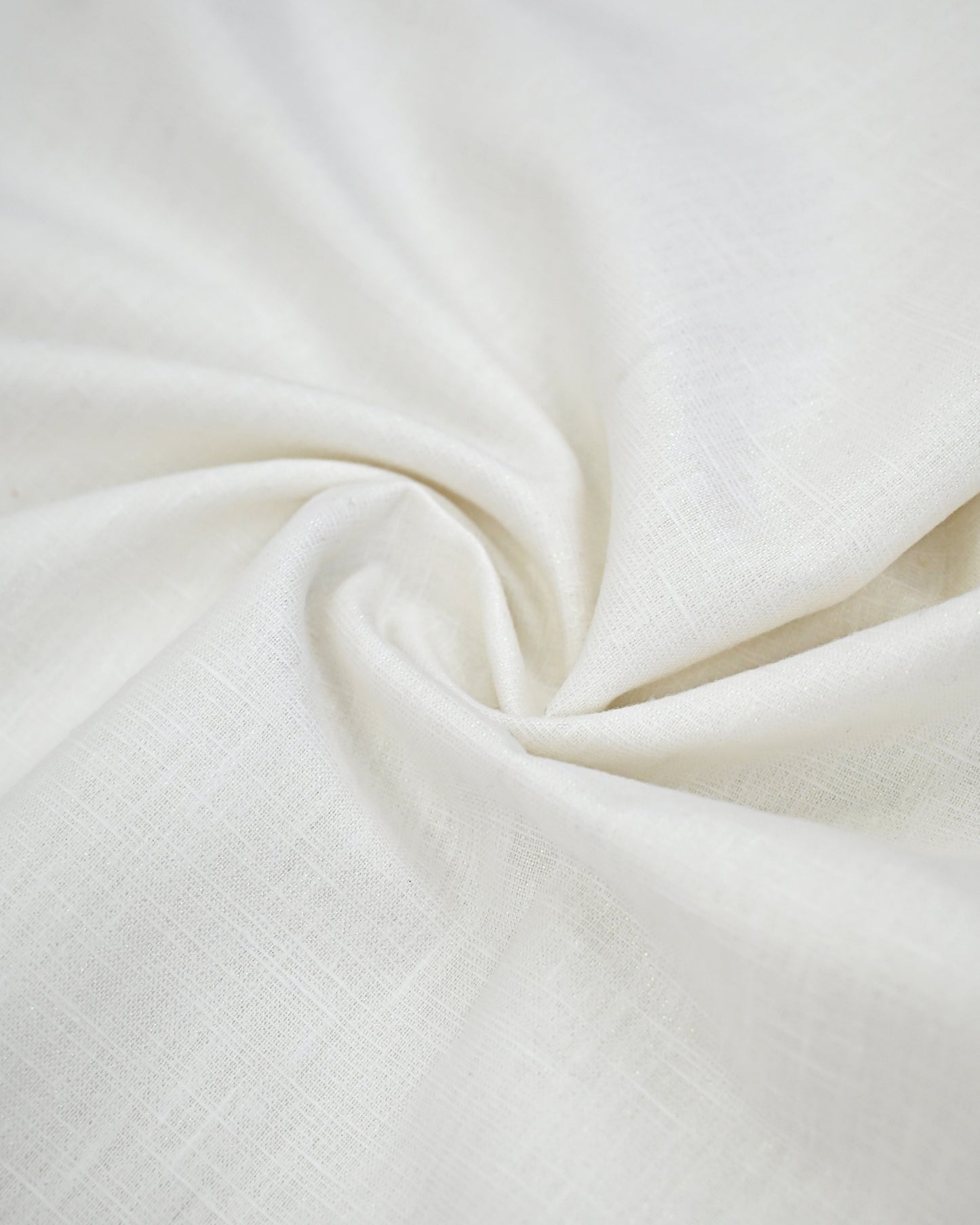 White Rida With Smart Floral Panel Lace & Smart Floral Bullion All Over Work