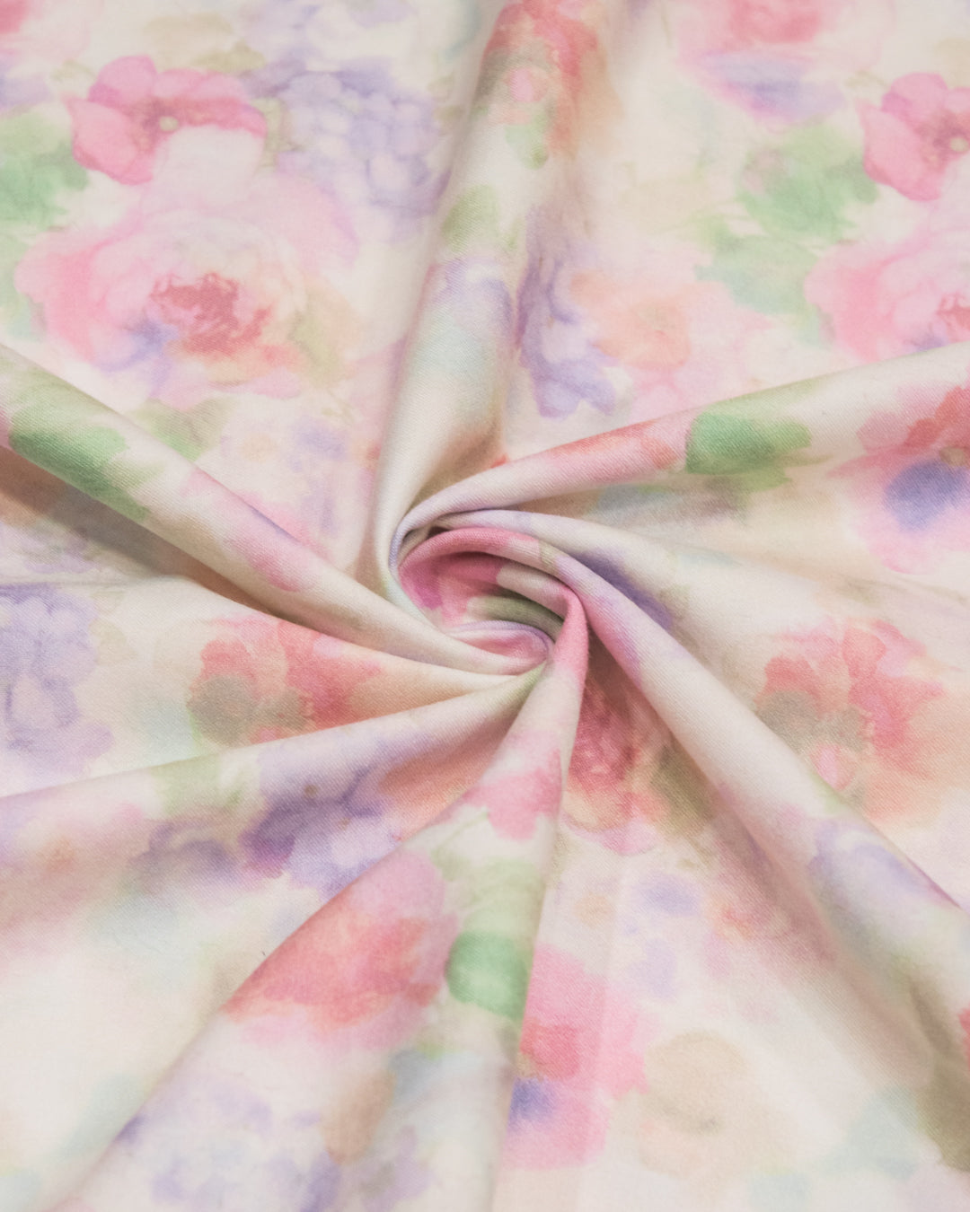 Floral Printed Rida With Smart Net Peice In Panel & Lite Work