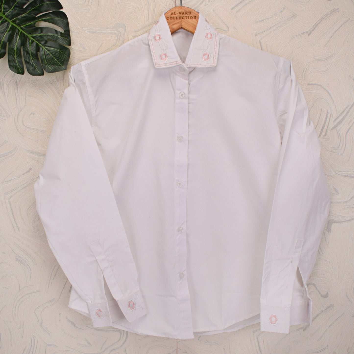 Al Vard Shirt With Embroidery