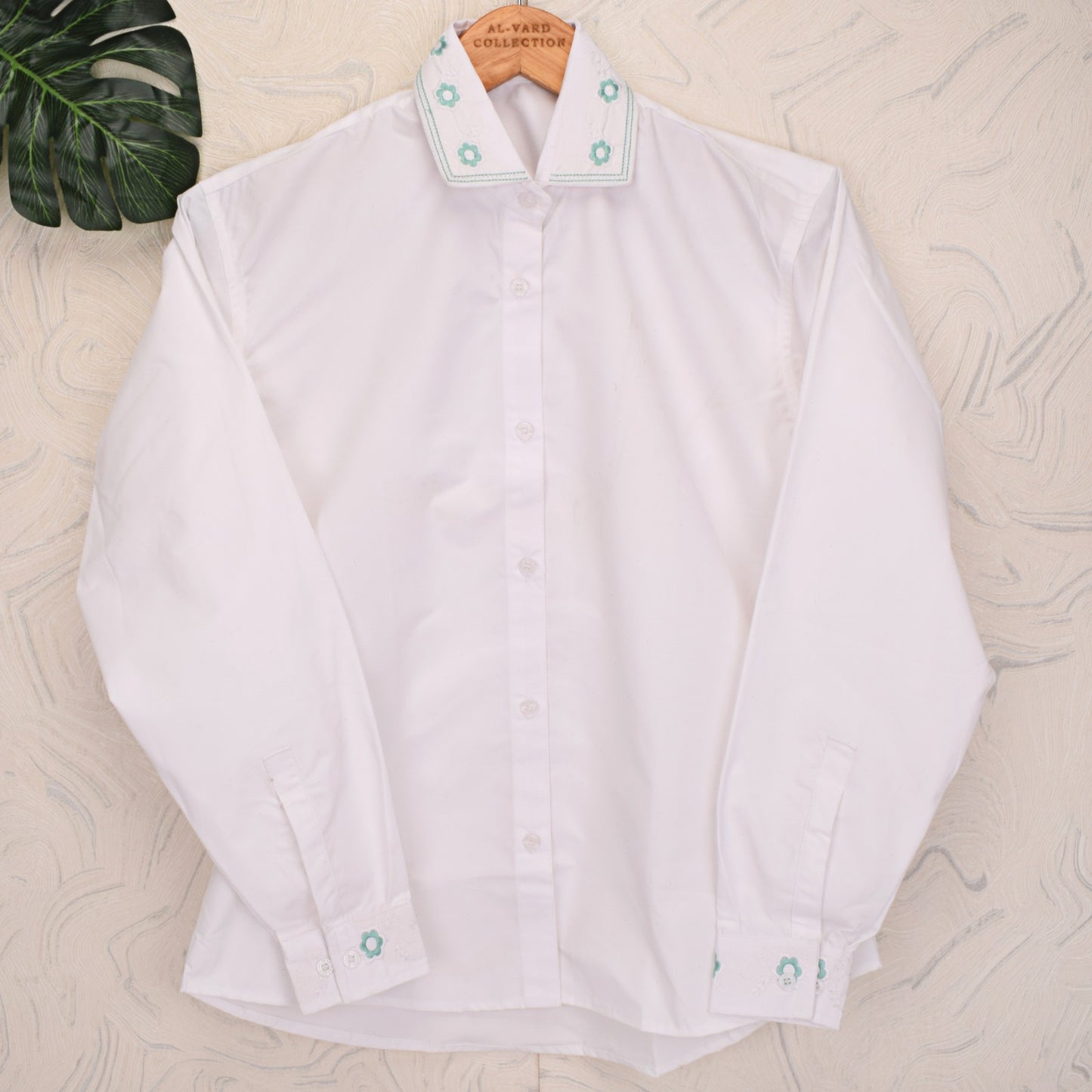 Al Vard Shirt With Embroidery