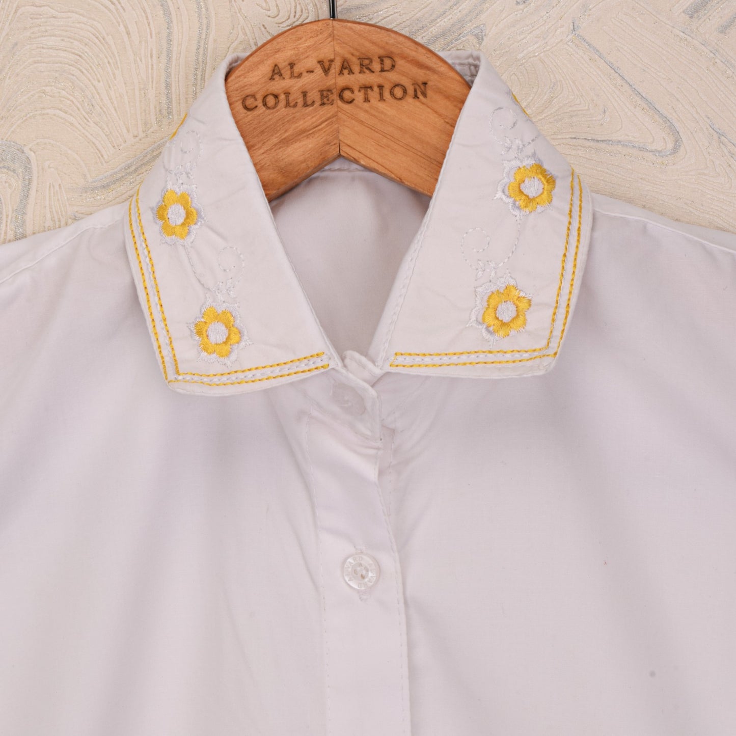 Al Vard Shirt With Embroidery