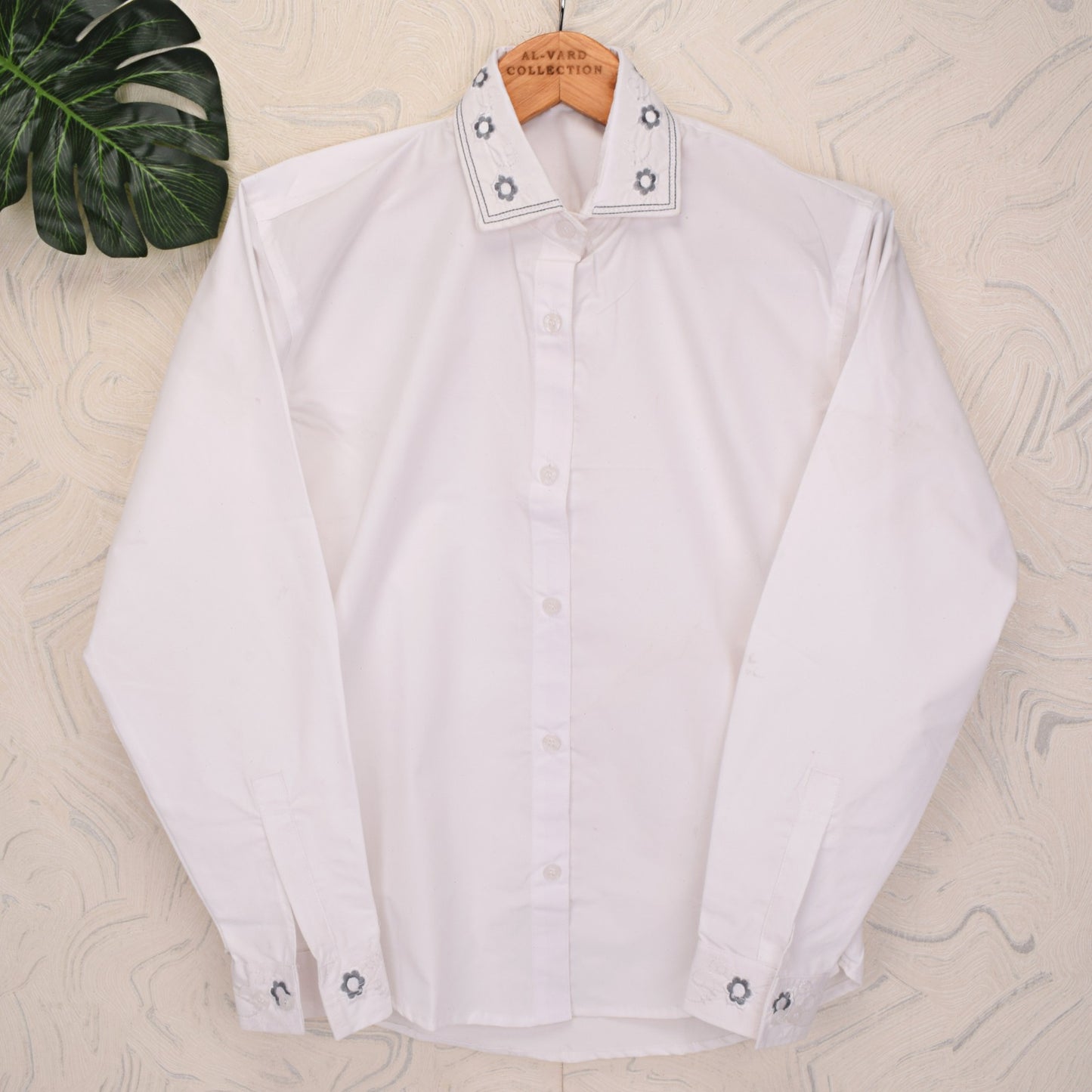 Al Vard Shirt With Embroidery