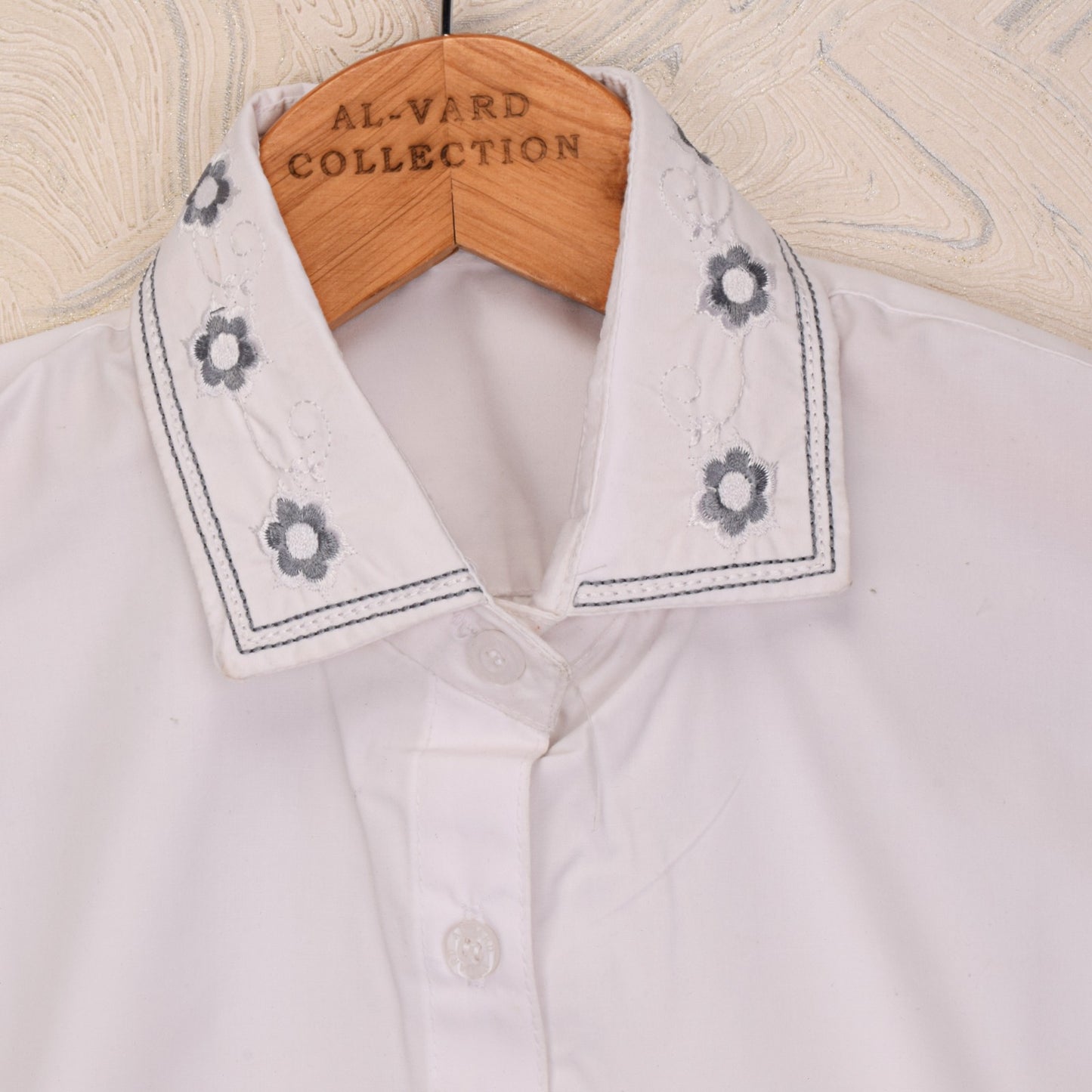 Al Vard Shirt With Embroidery