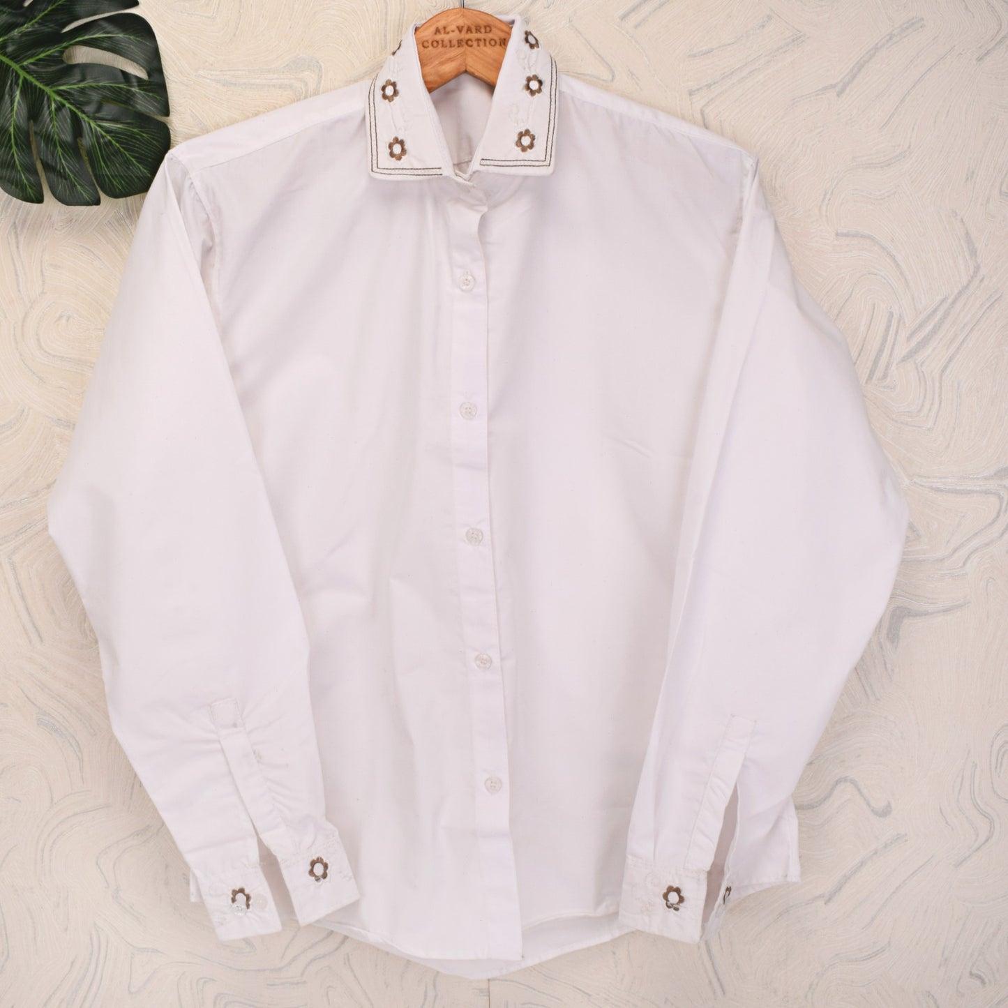 Al Vard Shirt With Embroidery