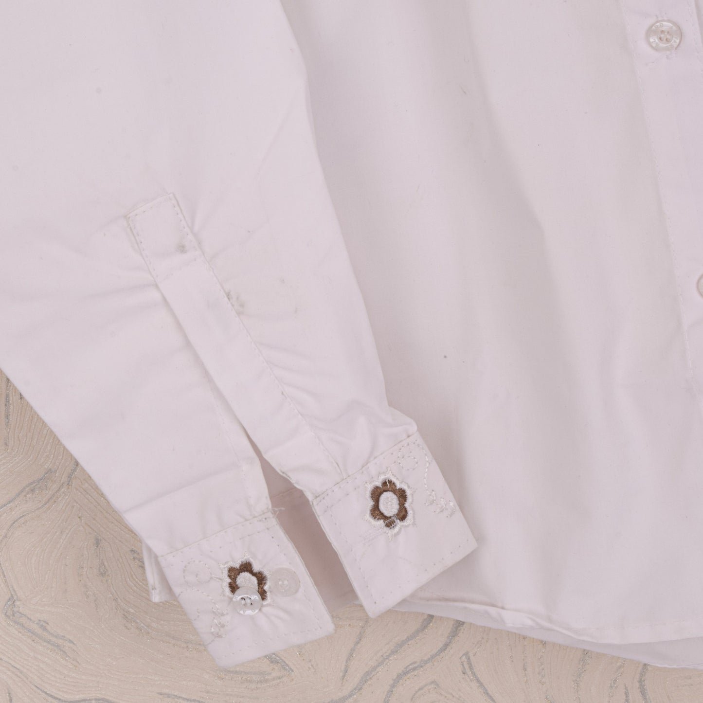 Al Vard Shirt With Embroidery
