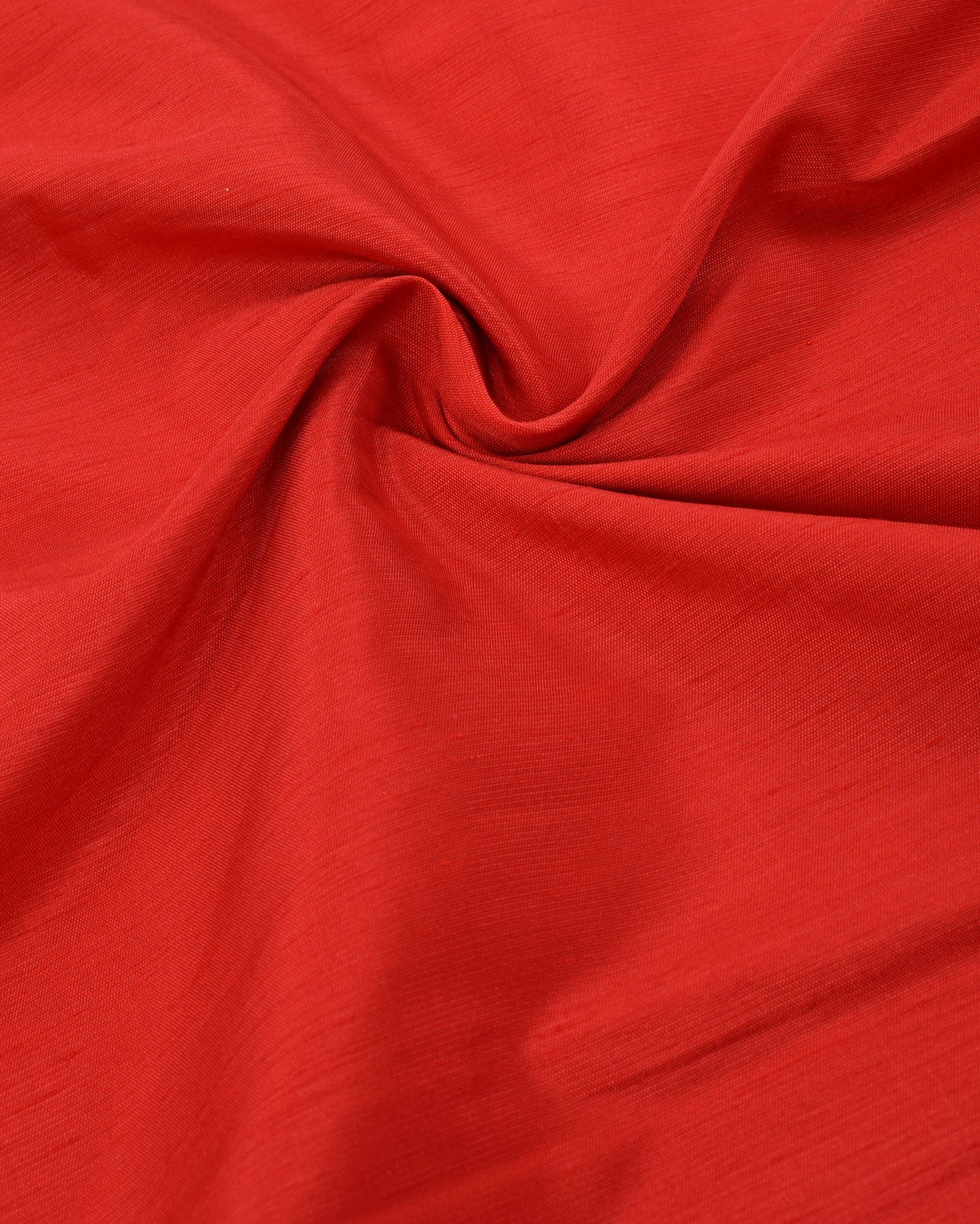 Plain Red Rida With Golden Lace & Aari Work