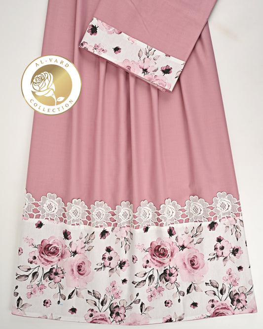 Rose Gold Rida With Floral Panel & Smart Floral Lace