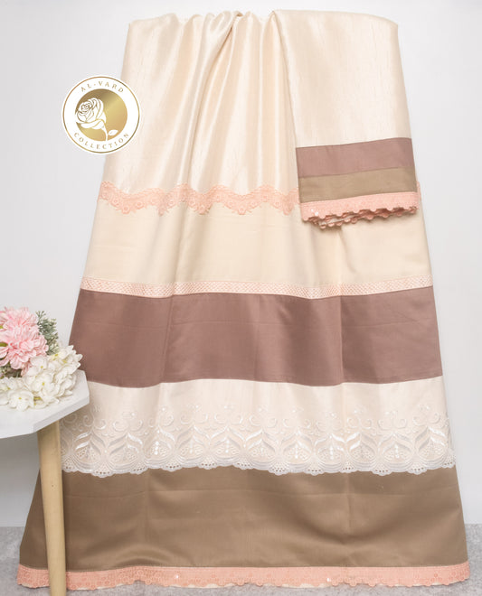Cream Rida With Smart Lace & Dark Panel