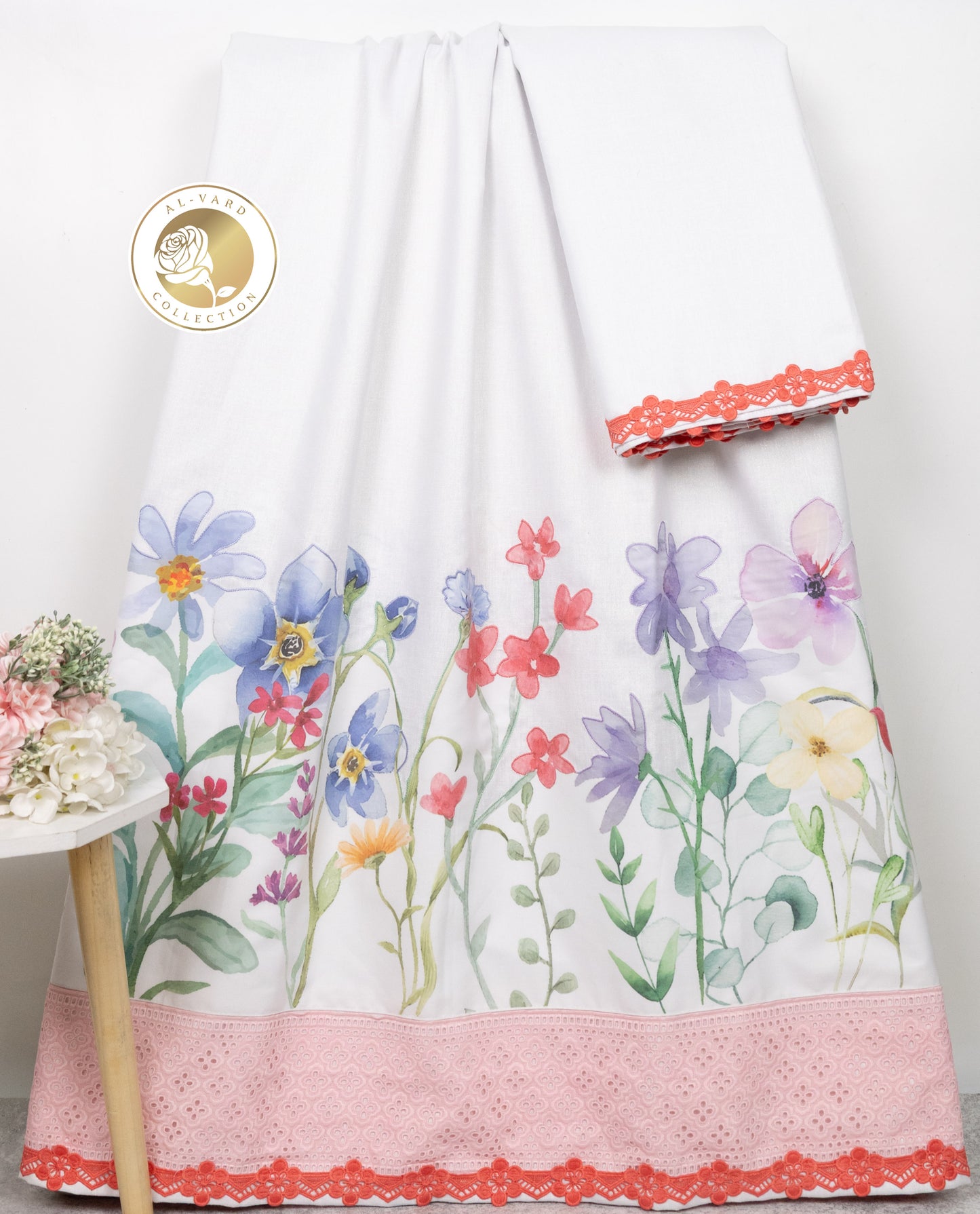 White Rida With Smart Multi Floral Print High Panel & Smart Lacing-2150/-