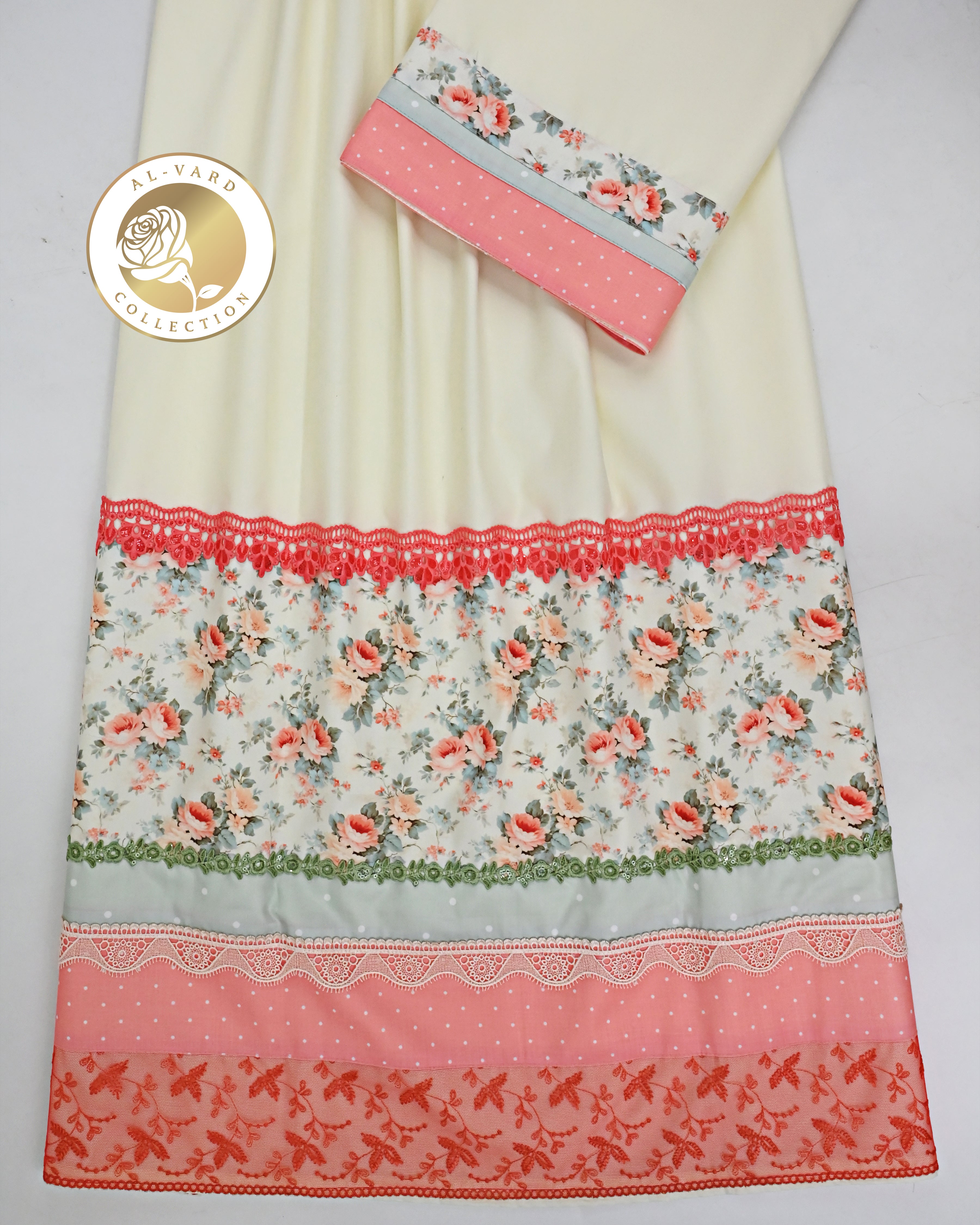 Light Cream Yellow Rida With Smart Floral Panel & Smart Lacing