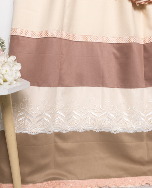 Cream Rida With Smart Lace & Dark Panel