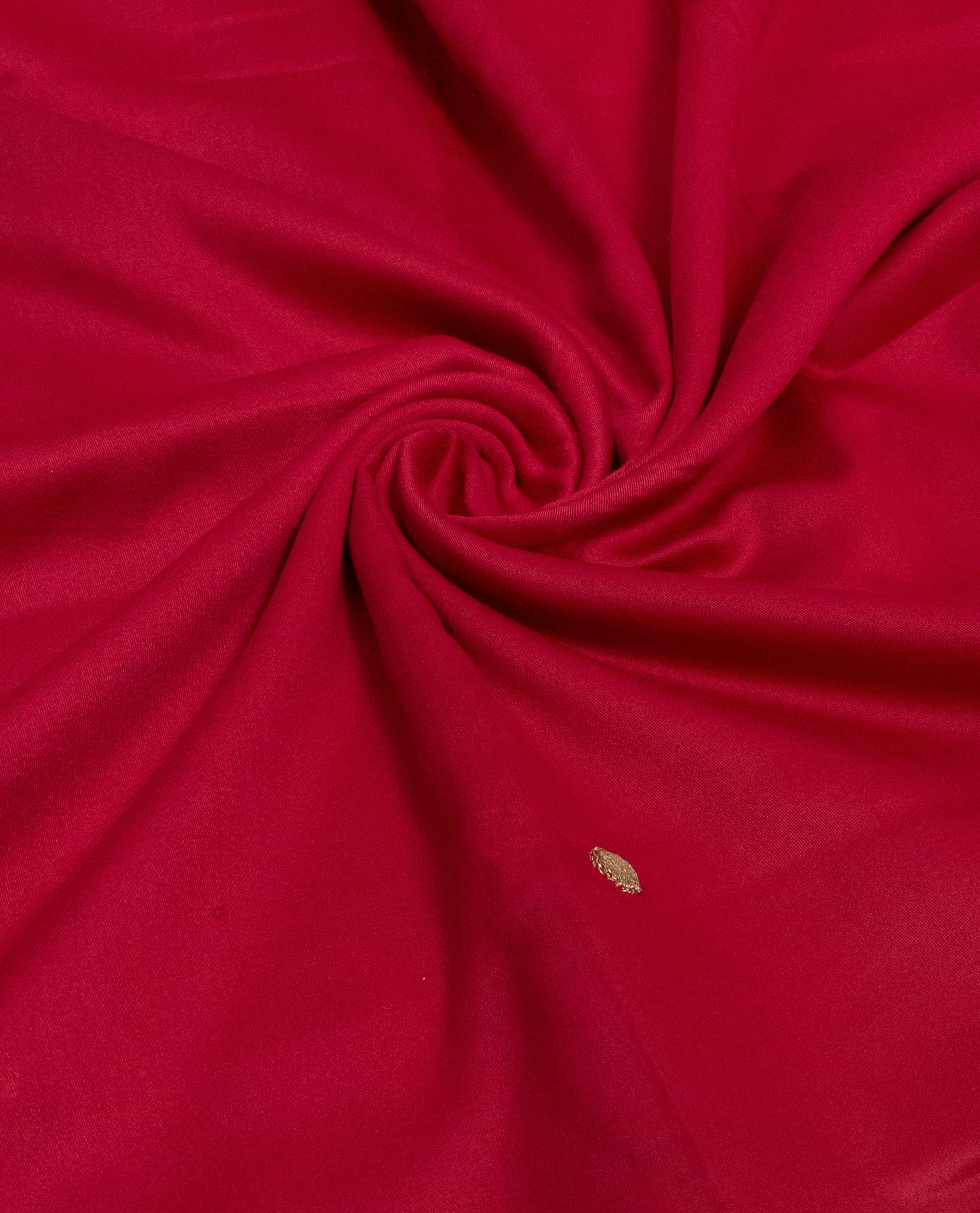 Red Rida With Heavy Golden Panel & Border Work