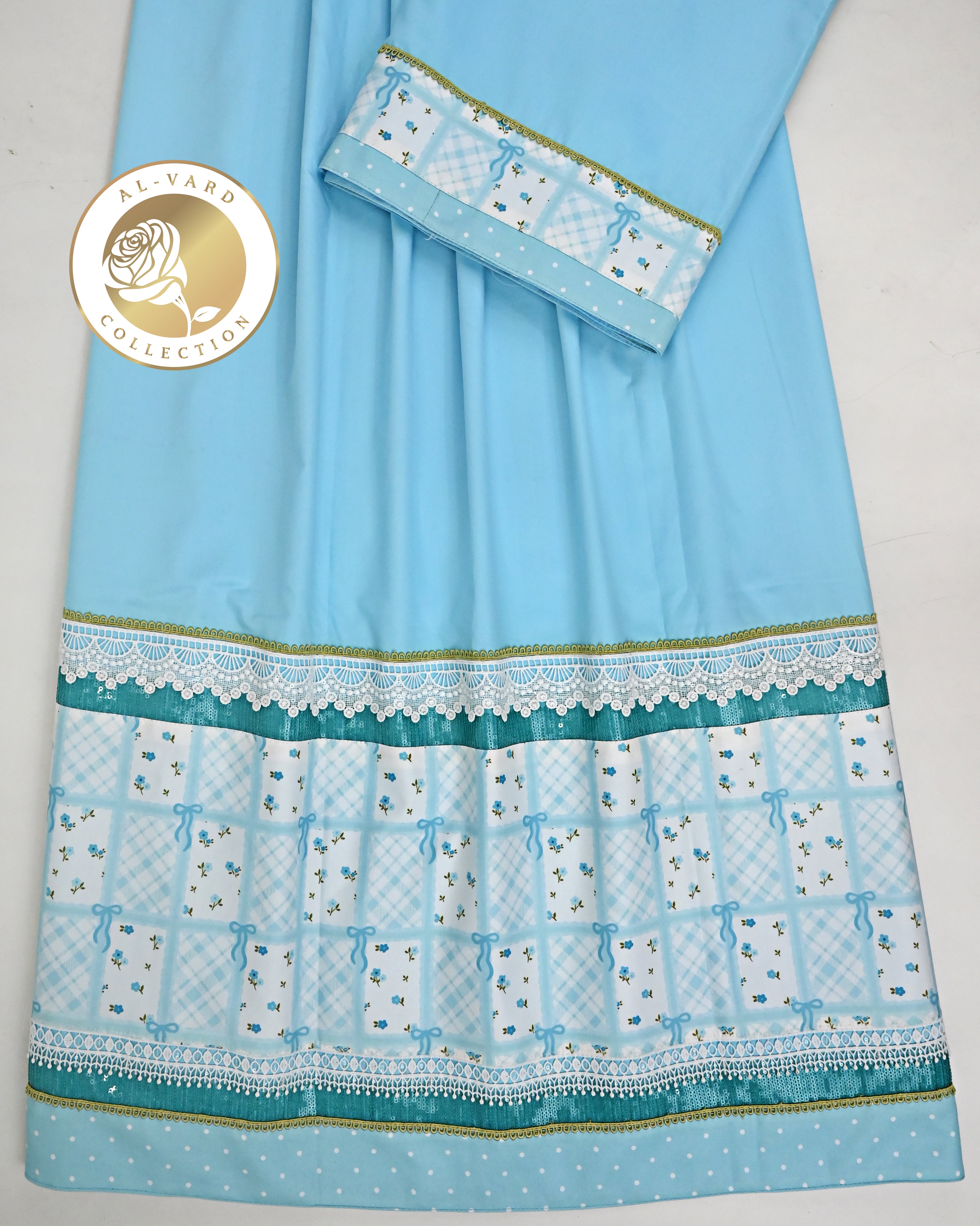 Sky Blue Rida With Smart Design Printed Panel & Smart Lacing