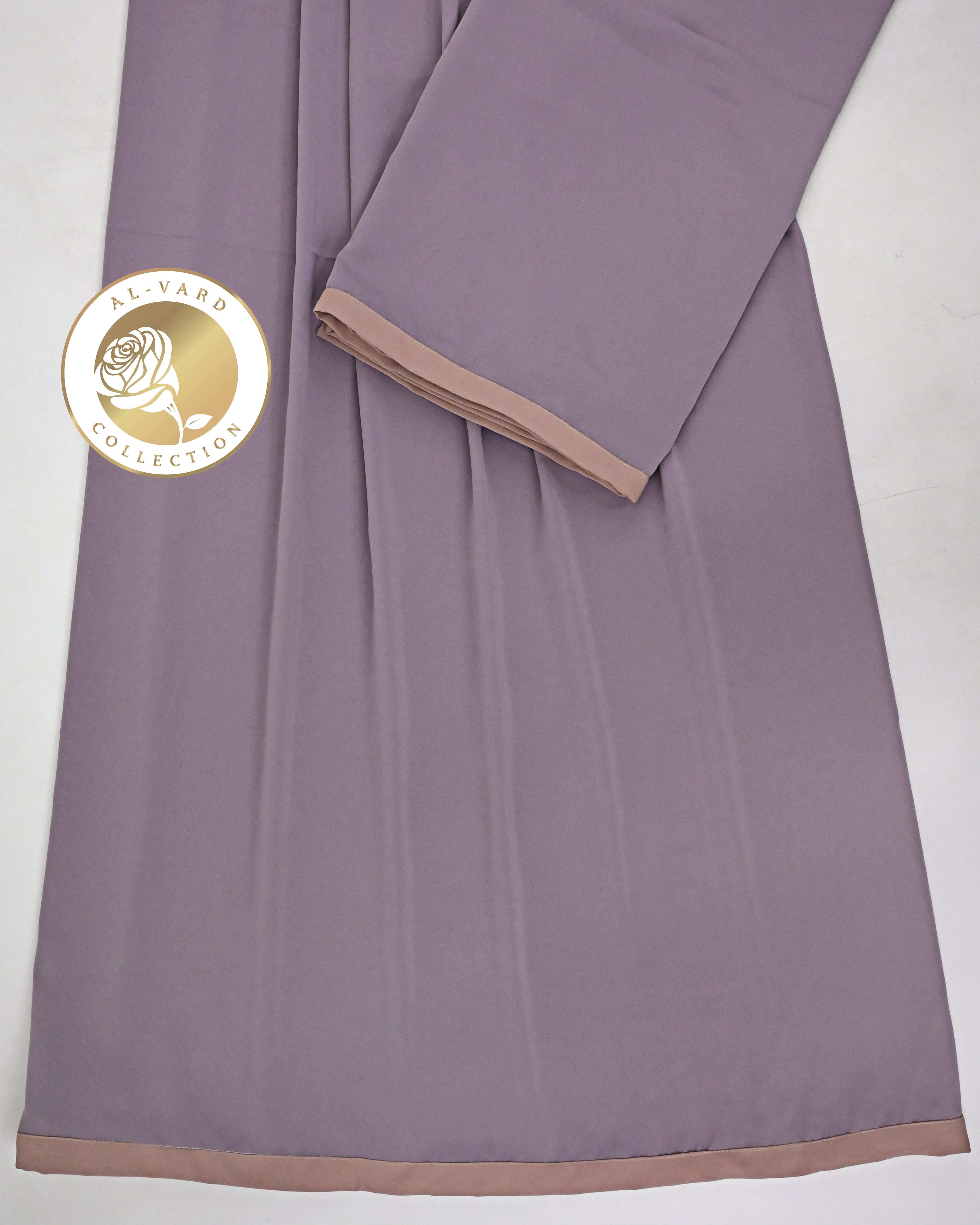 Mauve Abaya Ohbat Rida With Smart Small Patti-950/-