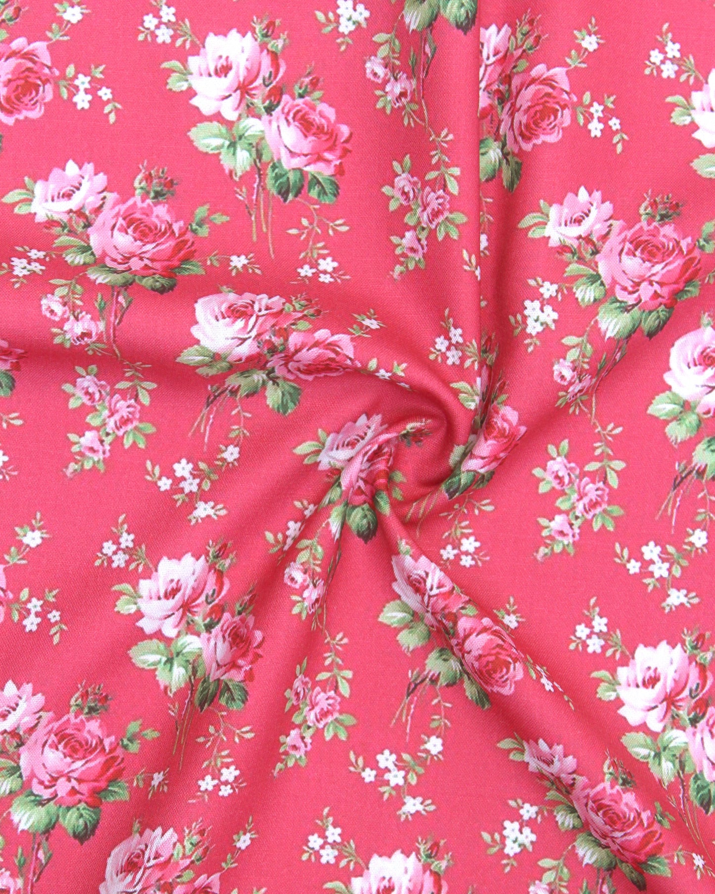 Dark Pink Printed Rida With Smart Lace & Embroidery Work