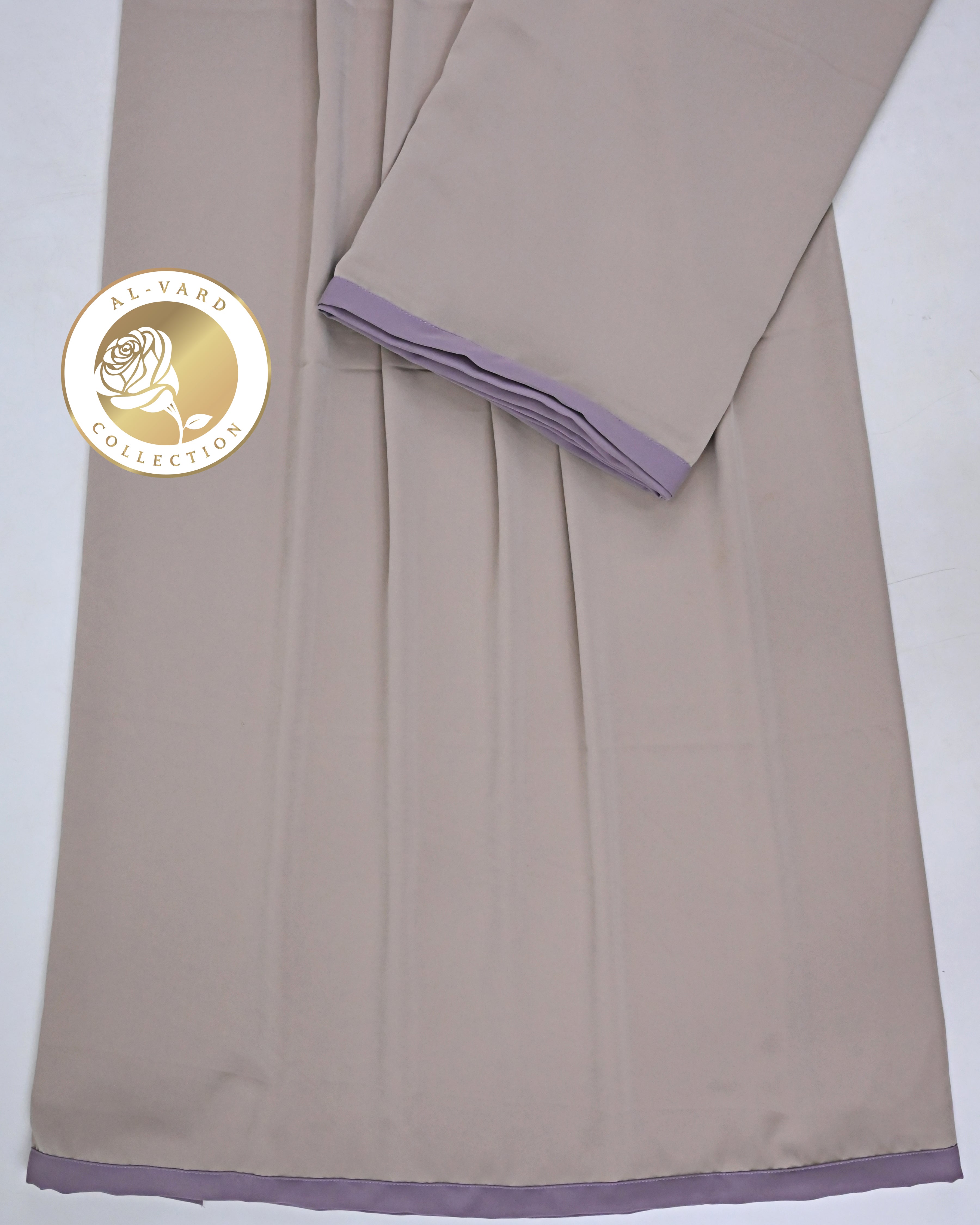 Greige Color Abaya Ohbat Rida With Small Panel-950/-